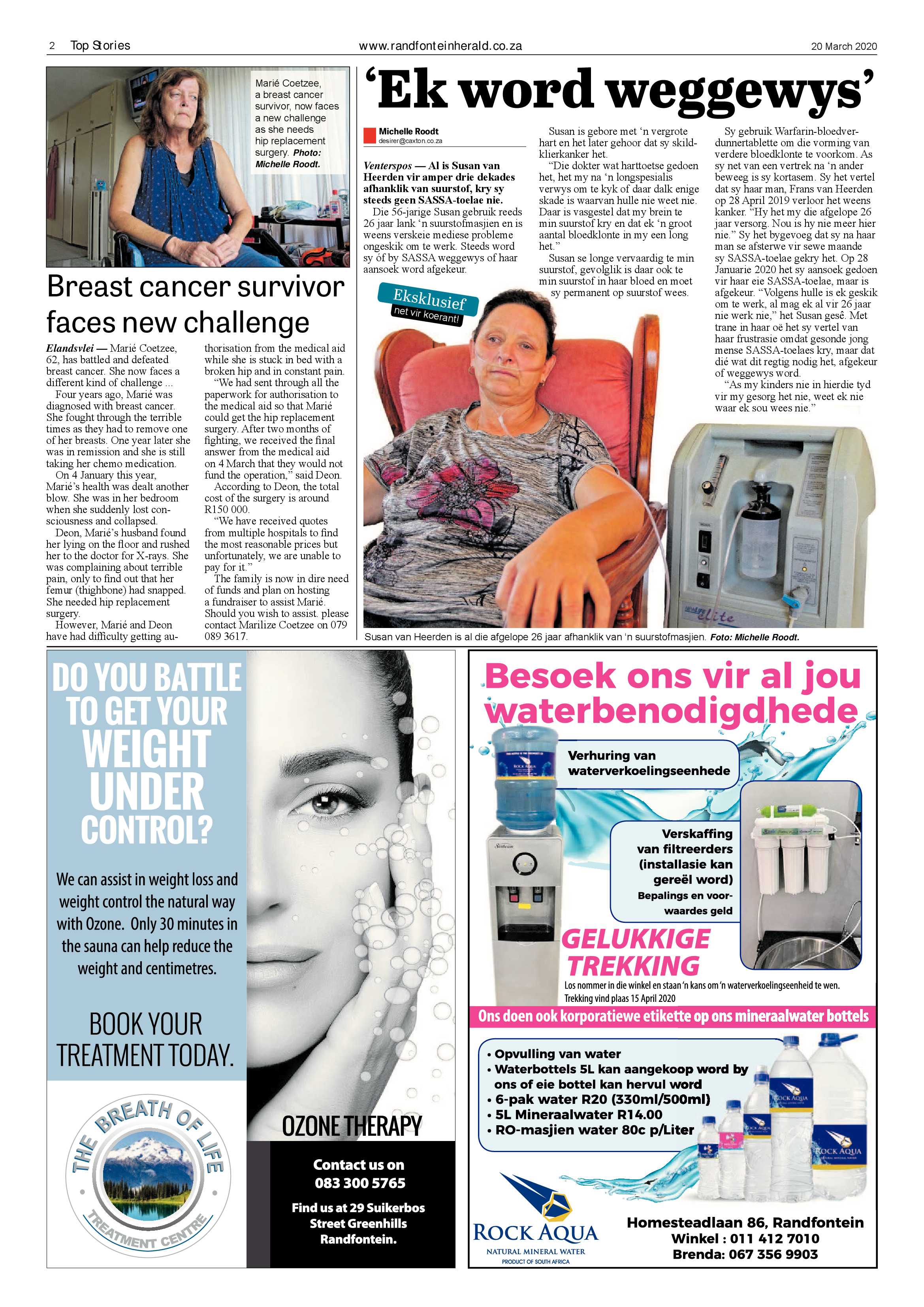 Randfontein Herald 20 March 2020 page 2