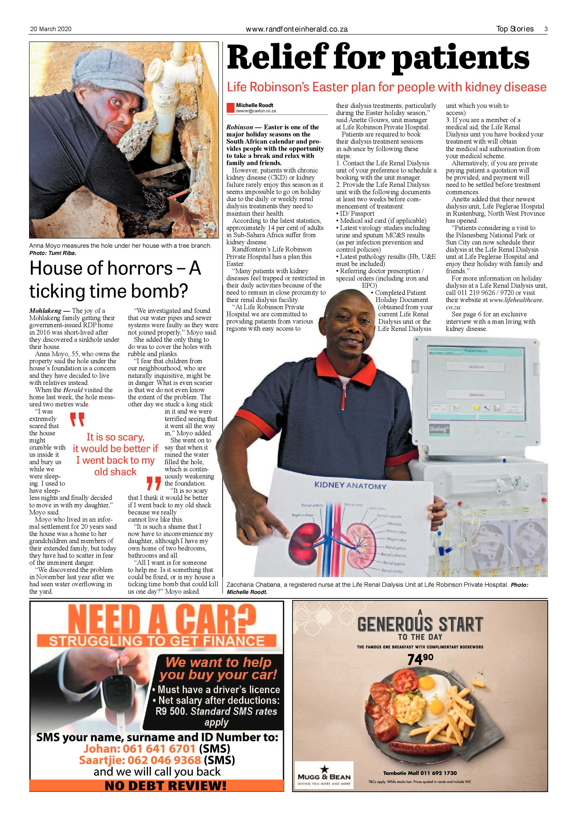 Randfontein Herald 20 March 2020 page 3