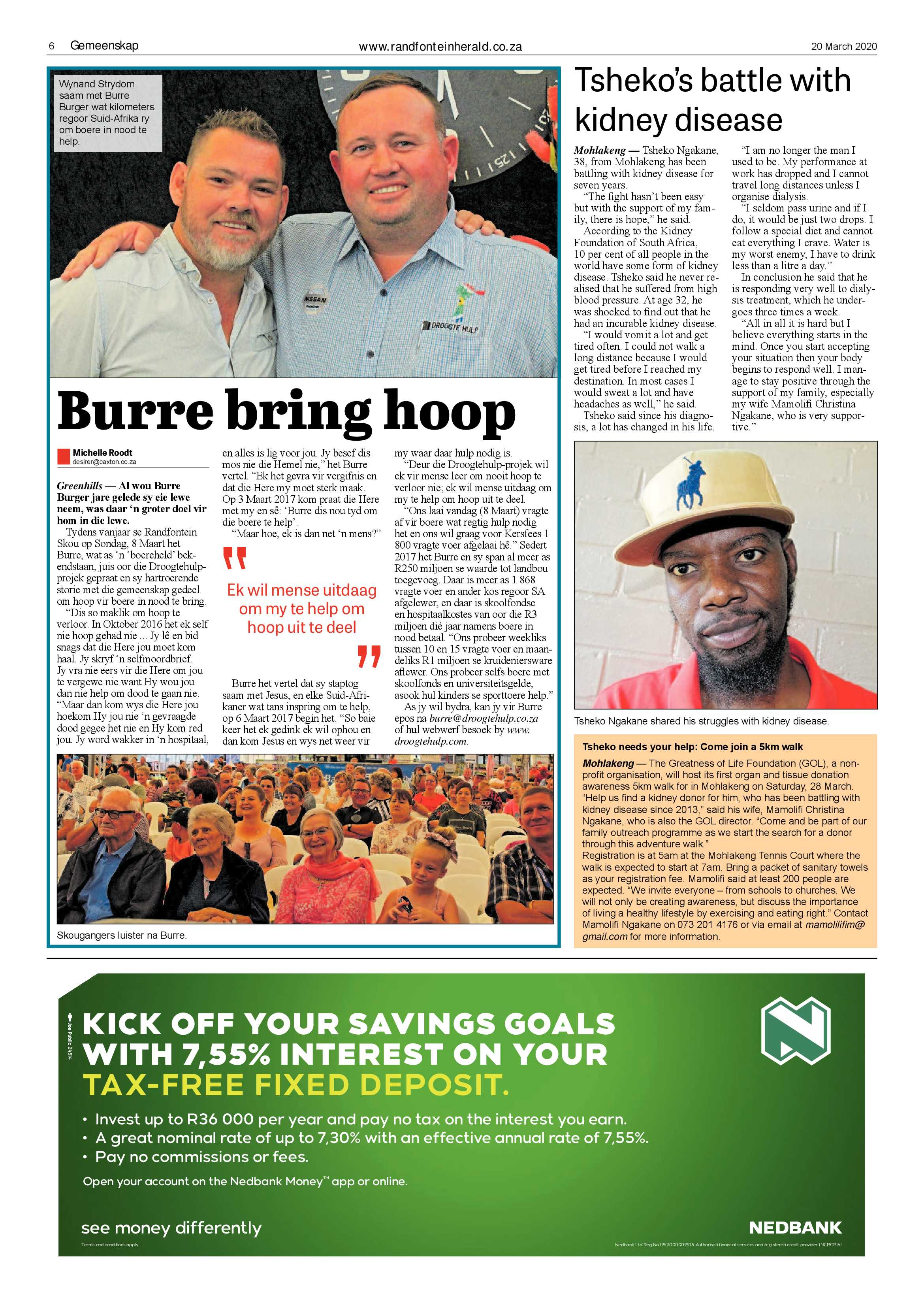 Randfontein Herald 20 March 2020 page 6