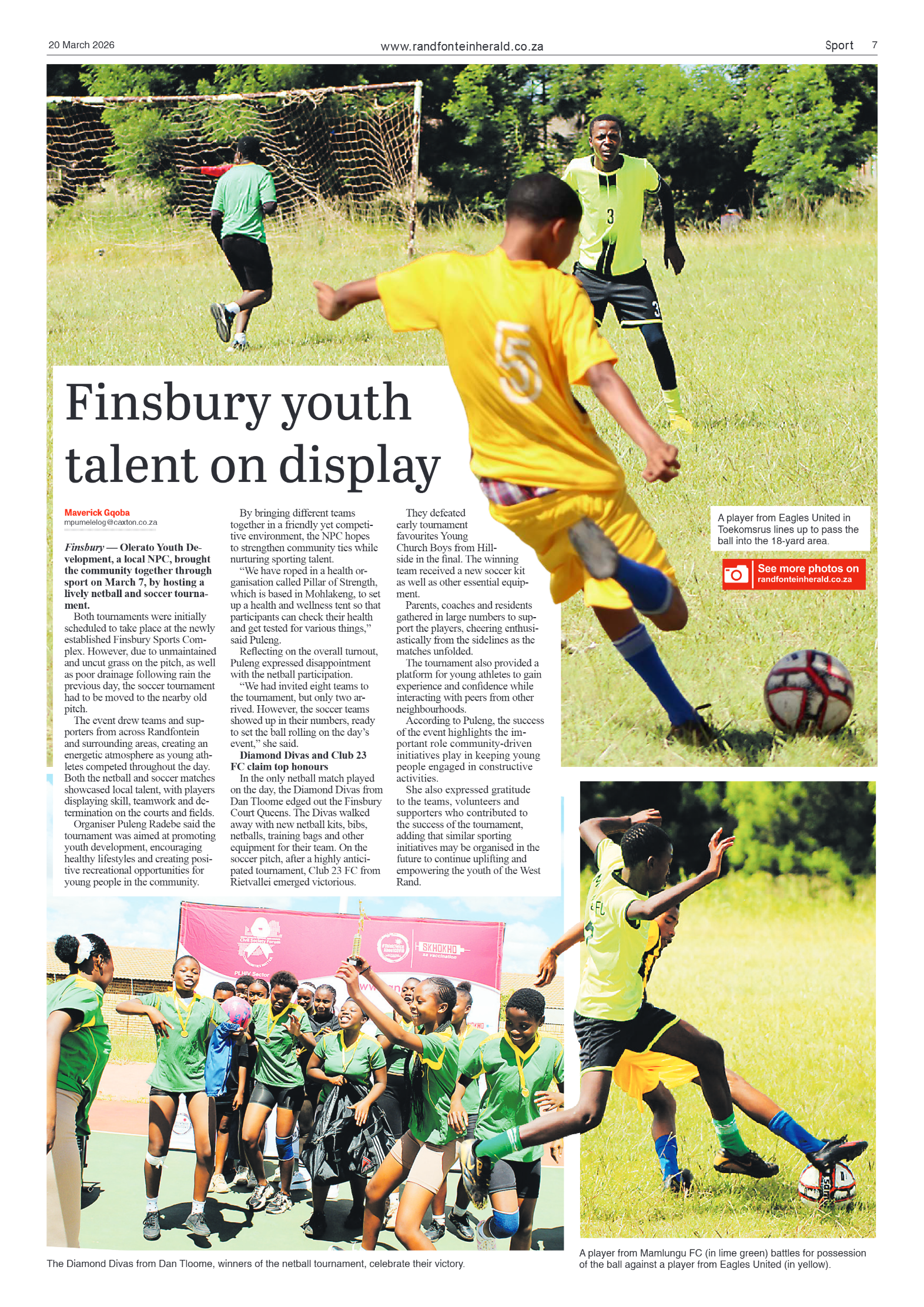 Randfontein Herald 20 March 2026 page 7