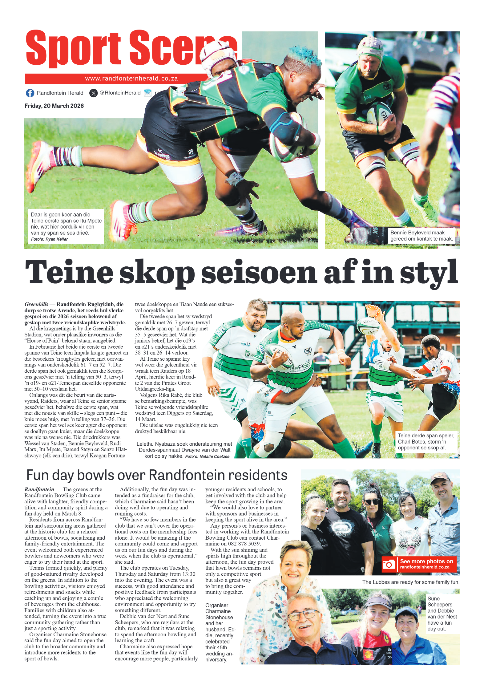 Randfontein Herald 20 March 2026 page 8