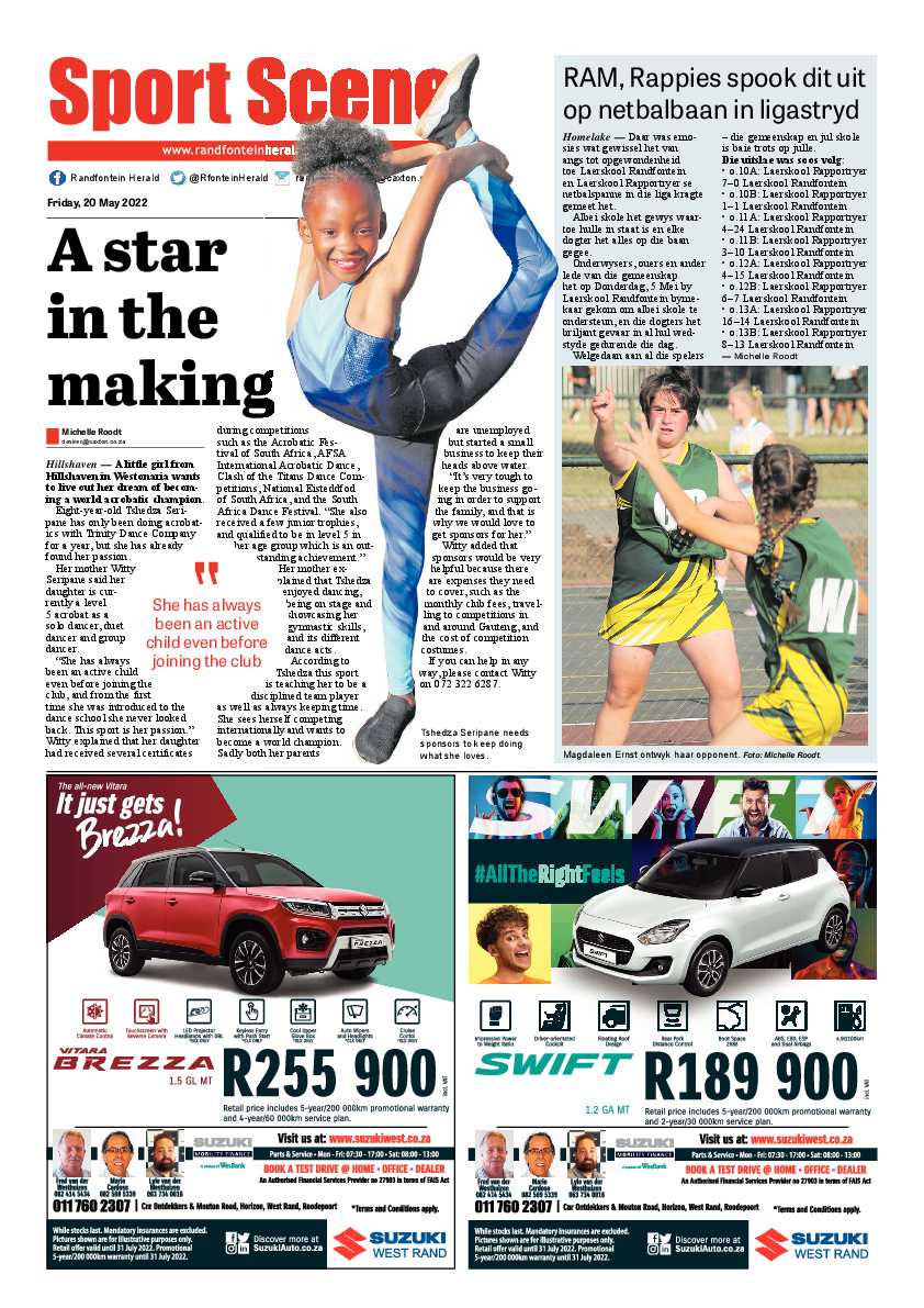 Randfontein Herald 20 May 2022 page 8
