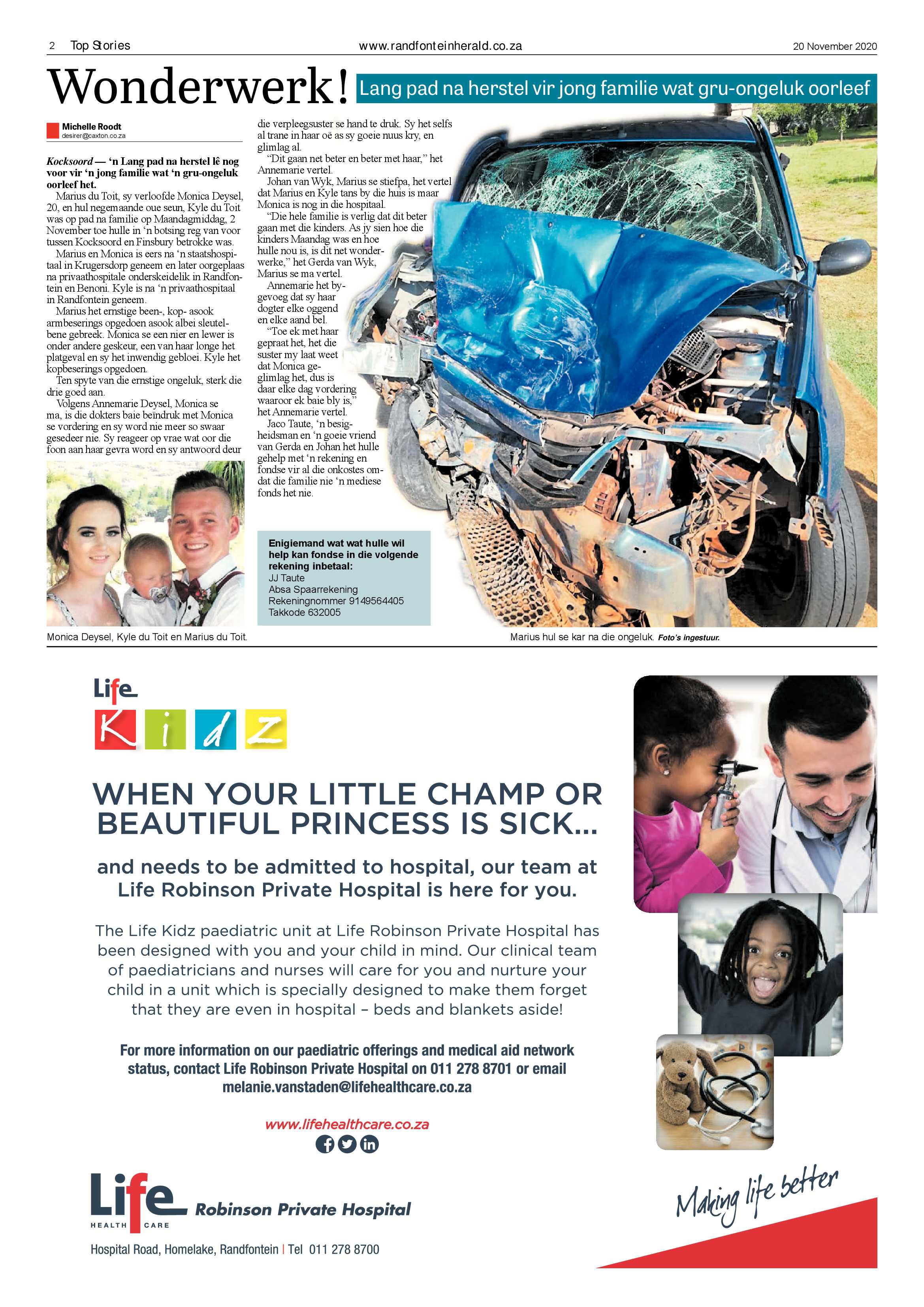 Randfontein Herald 20 November 2020 page 2