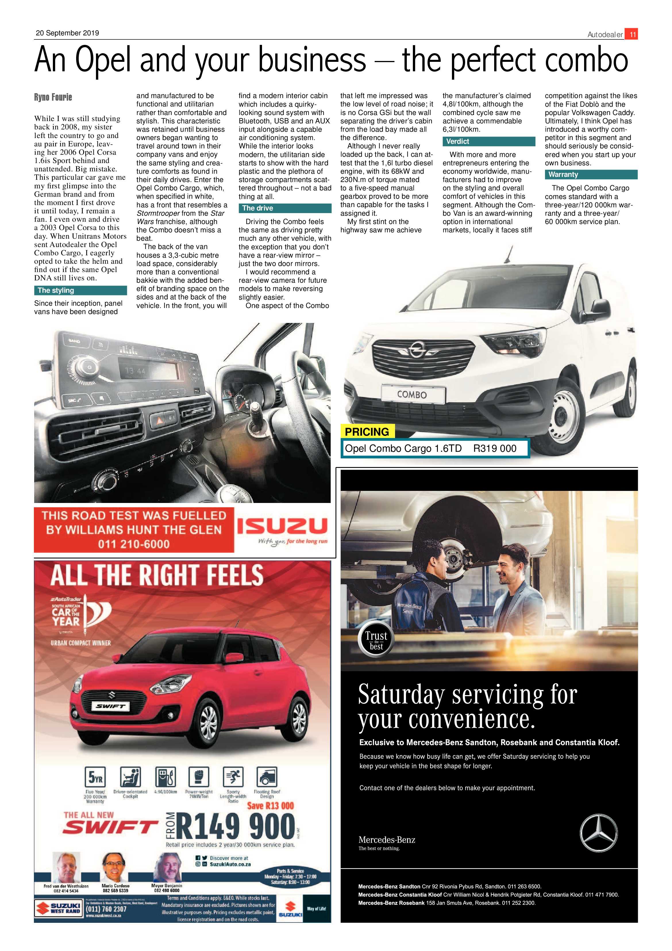 Randfontein Herald 20 September 2019 page 11