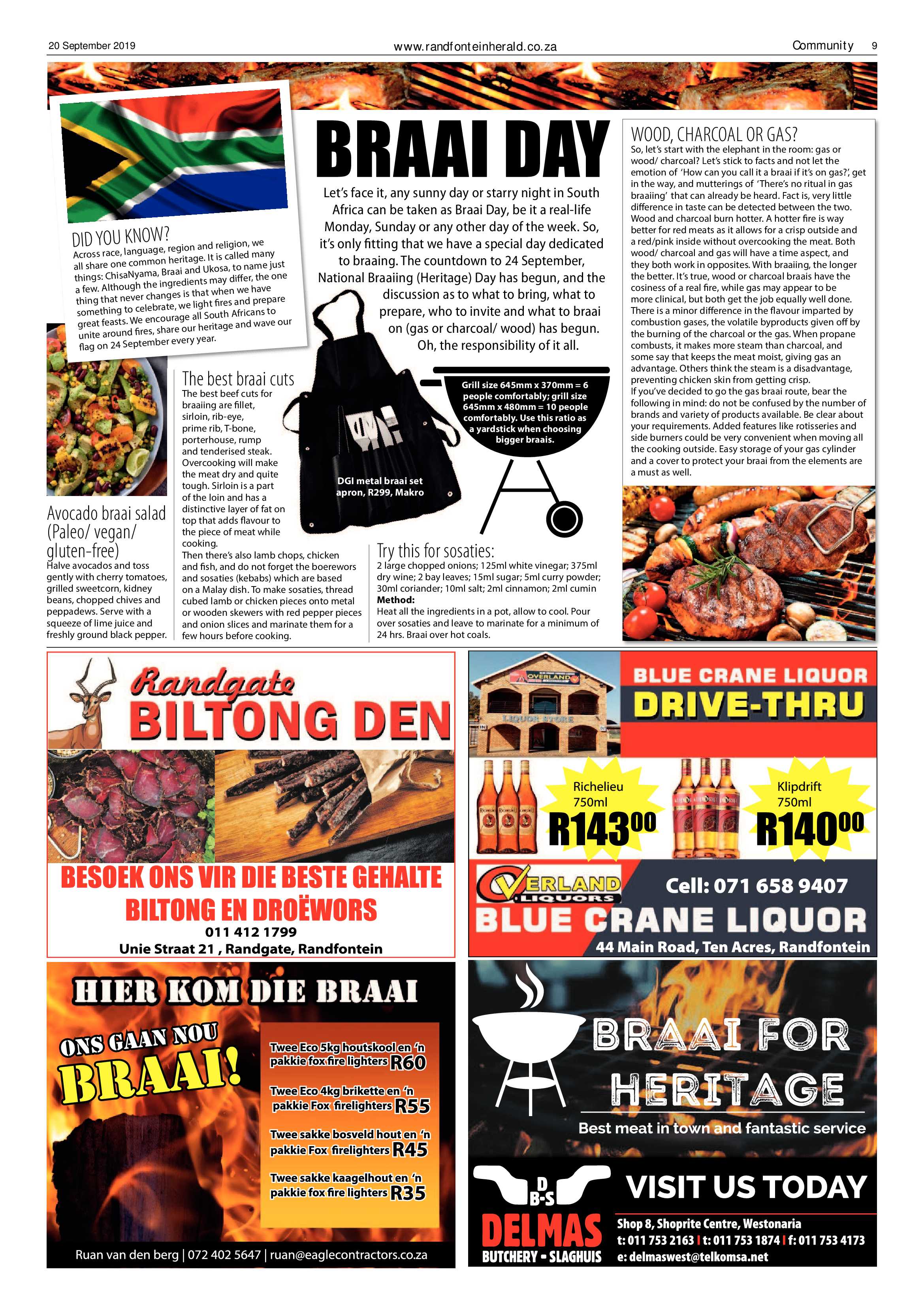 Randfontein Herald 20 September 2019 page 9