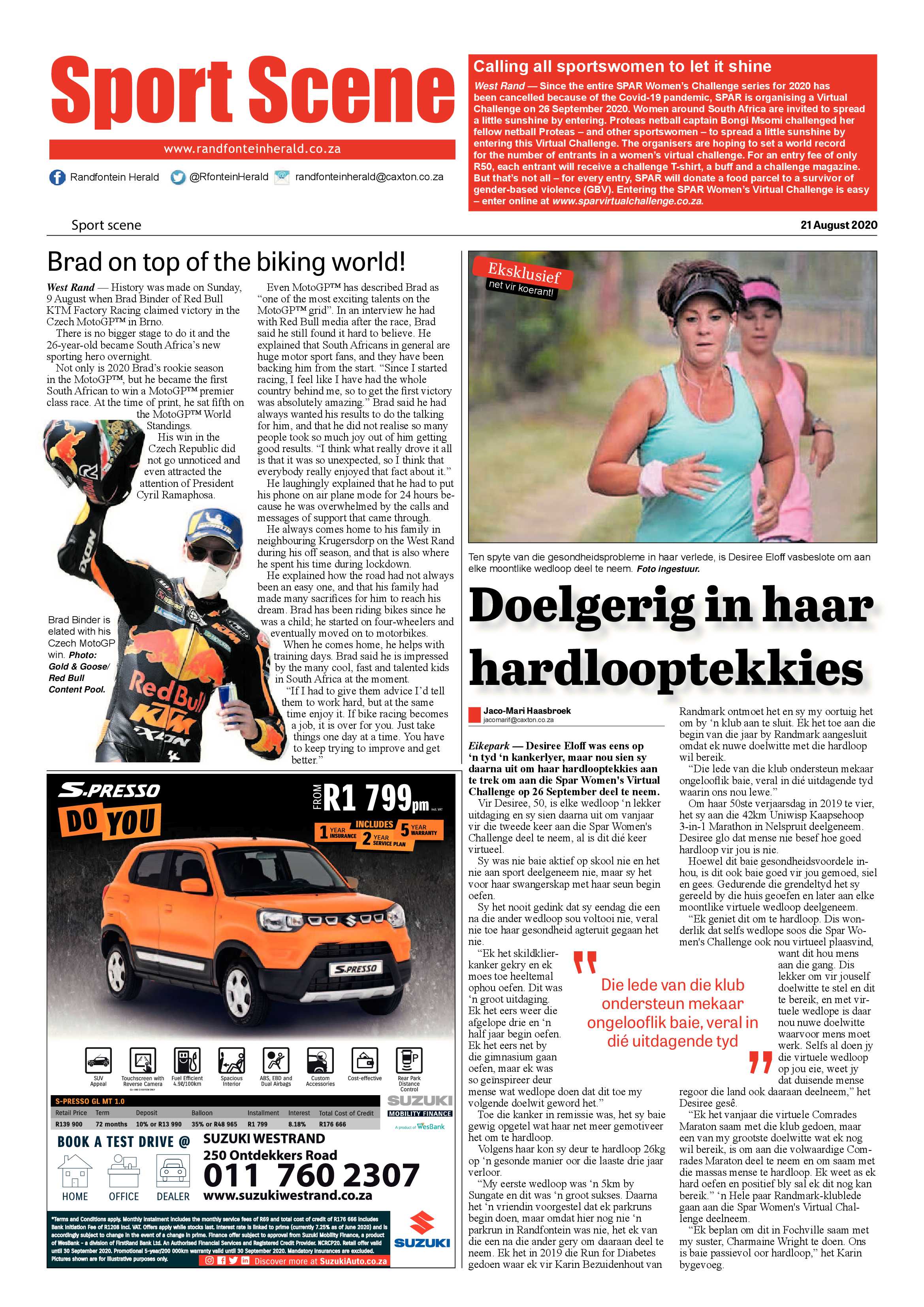 Randfontein Herald 21 Augusut 2020 page 12