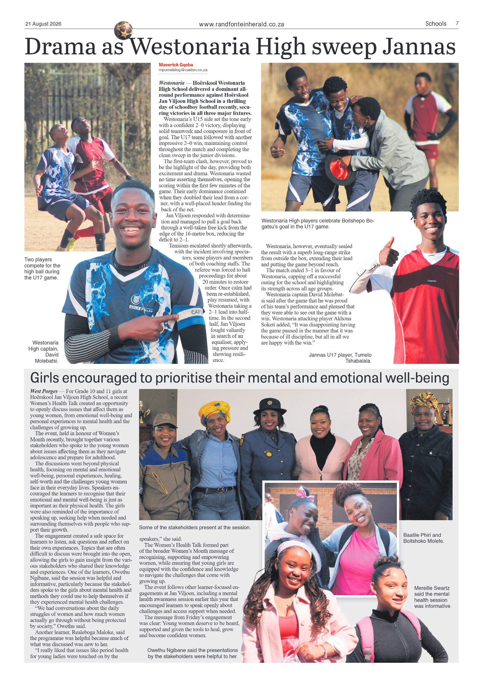 Randfontein Herald 21 August 2026 page 7