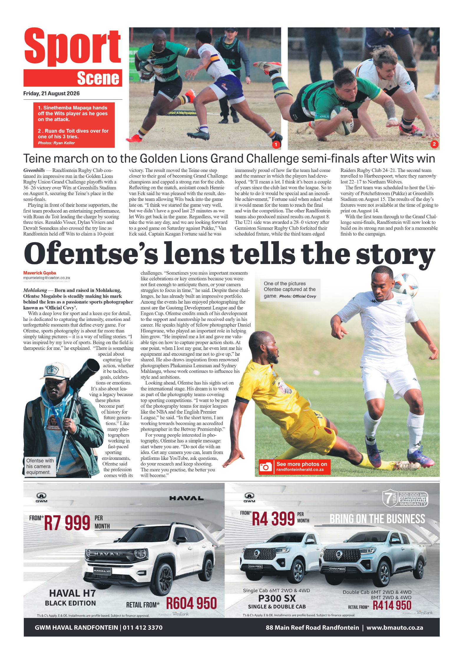 Randfontein Herald 21 August 2026 page 8