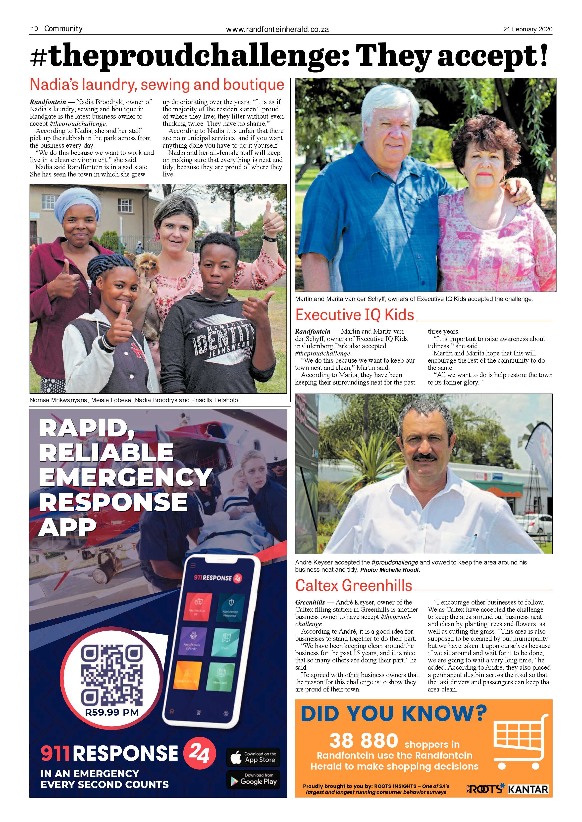 Randfontein Herald 21 February 2020 page 10