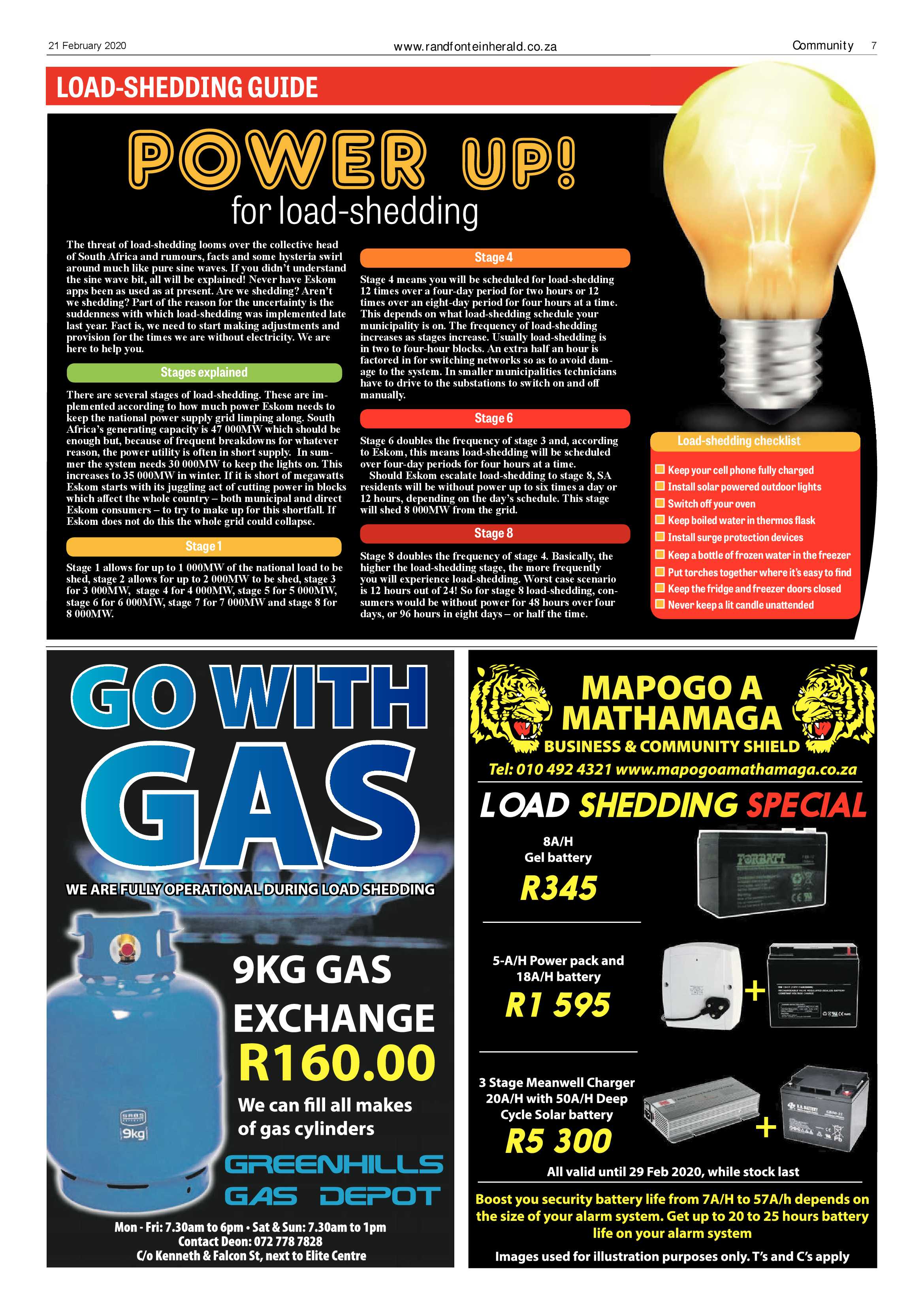 Randfontein Herald 21 February 2020 page 7