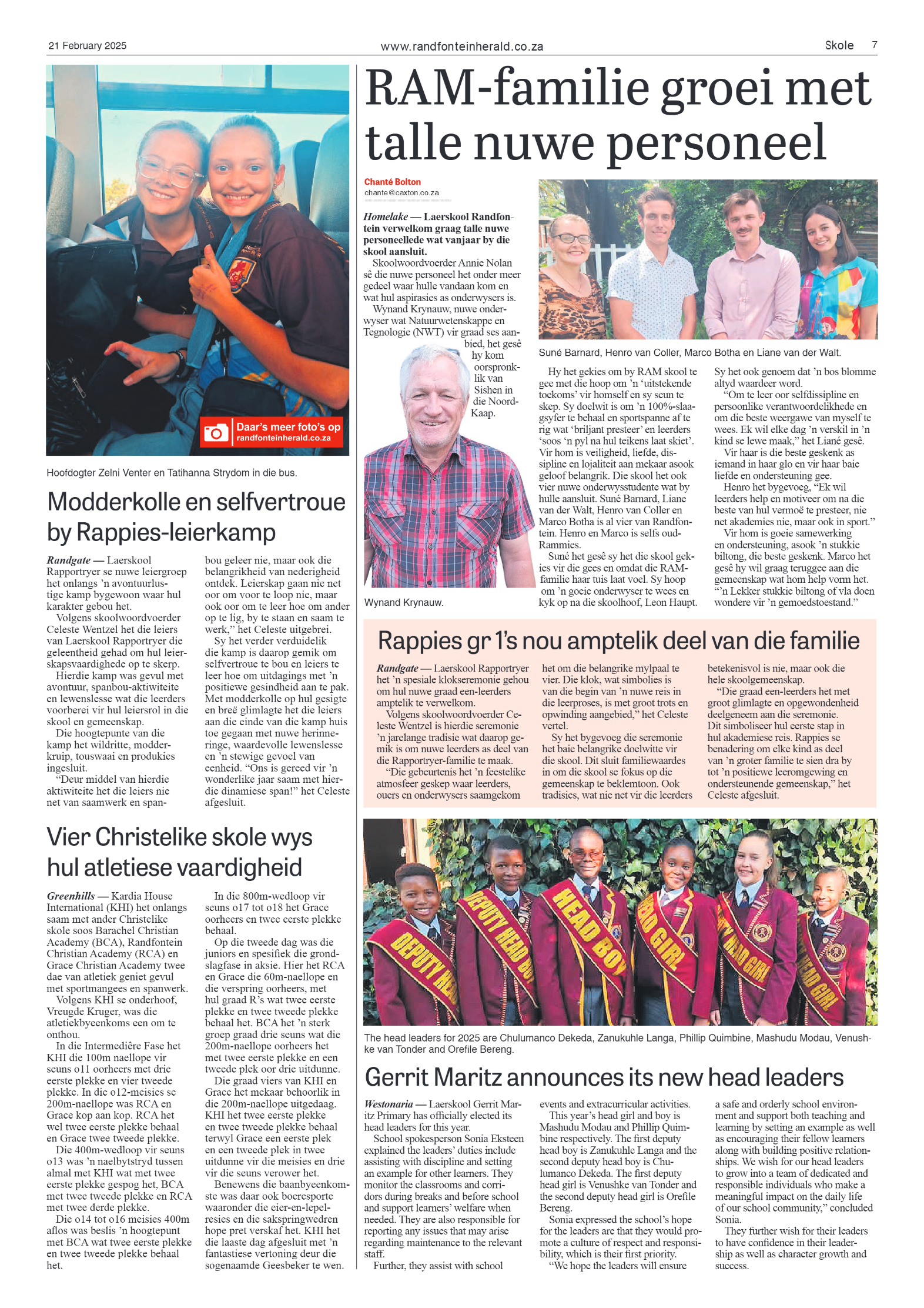 Randfontein Herald 21 February 2025 page 7