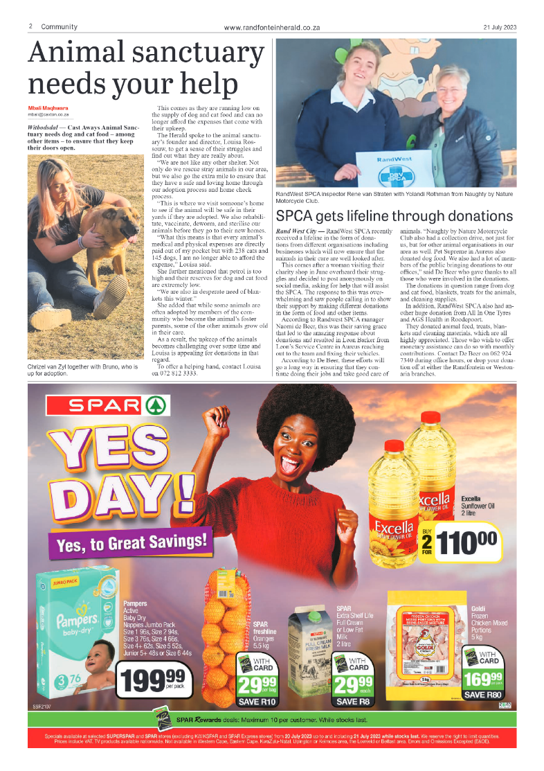 Randfontein Herald 21 July 2023 page 2