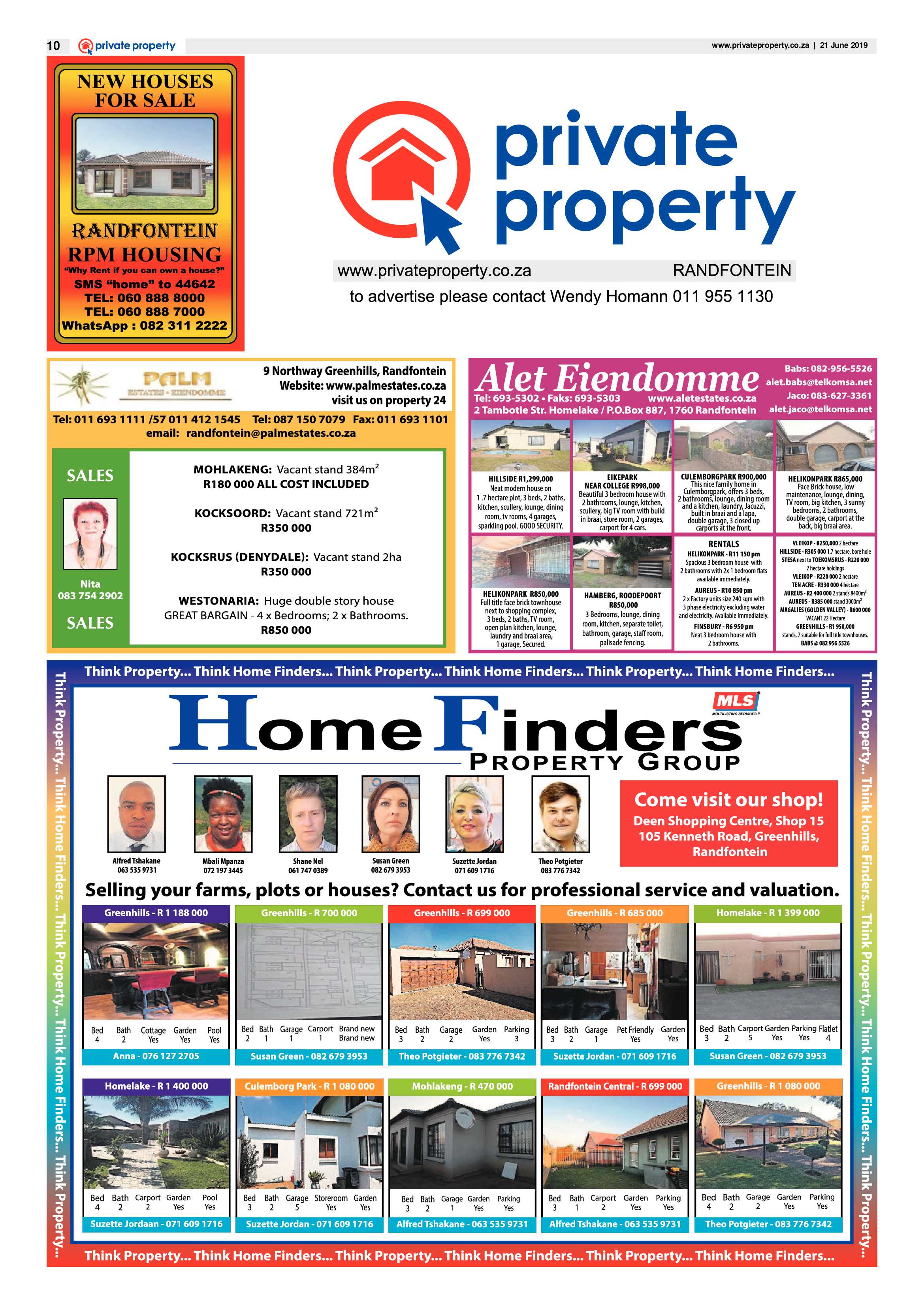 Randfontein Herald 21 June 2019 page 10