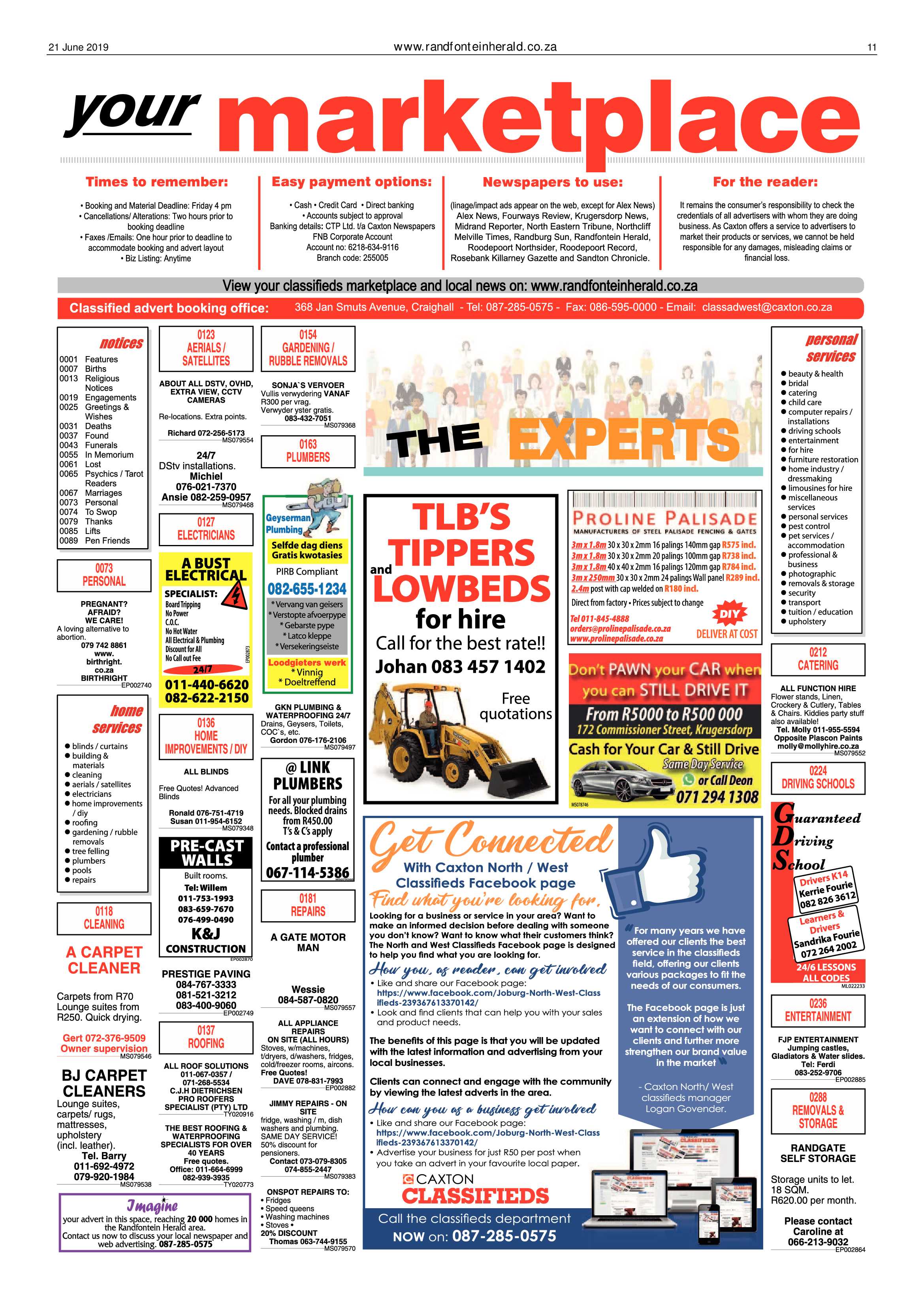 Randfontein Herald 21 June 2019 page 11