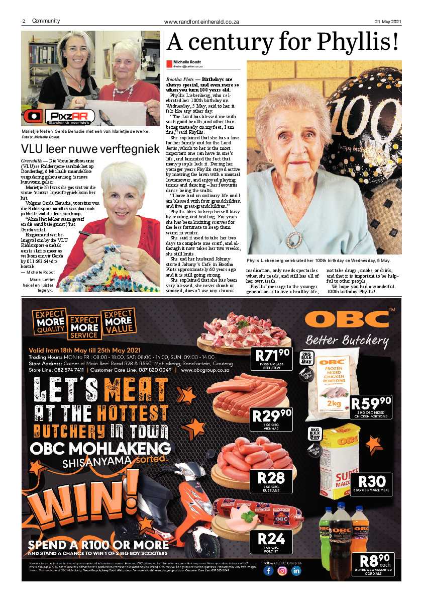 Randfontein Herald 21 May 2021 page 2