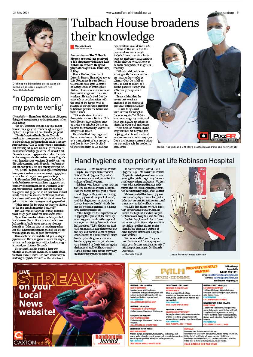 Randfontein Herald 21 May 2021 page 5