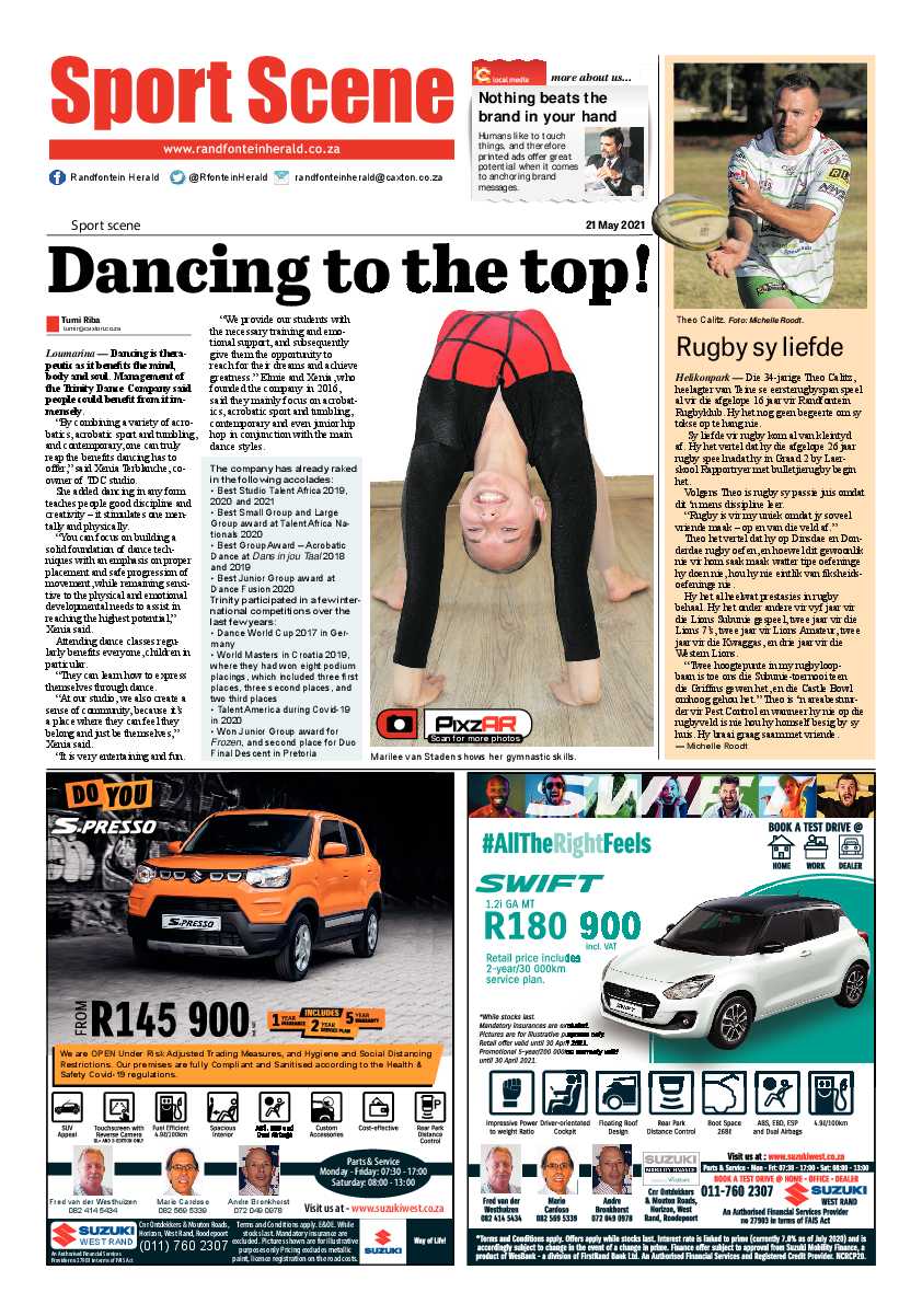 Randfontein Herald 21 May 2021 page 8