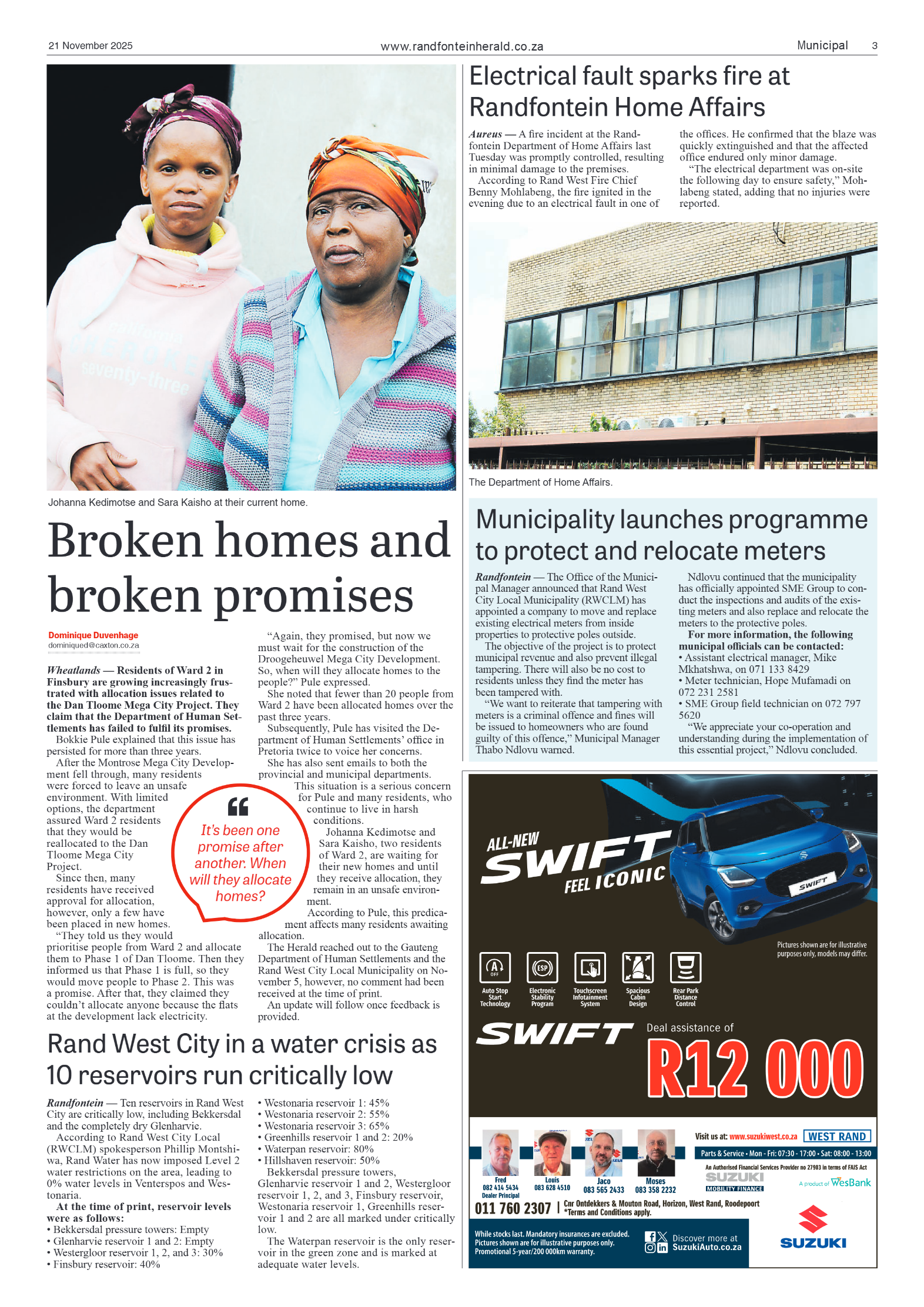 Randfontein Herald 21 November 2025 page 5