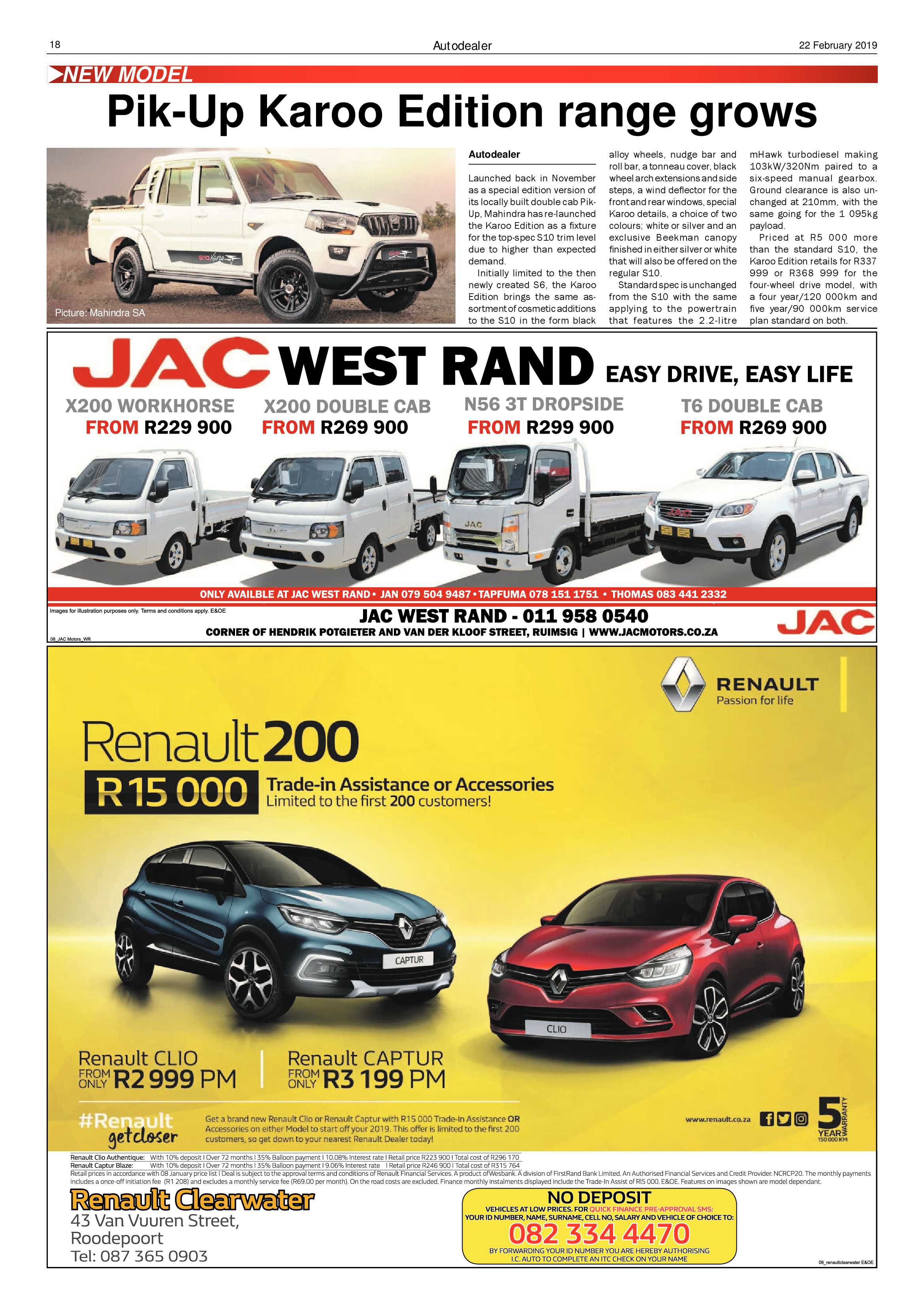 Randfontein Herald 22 February 2019 page 18