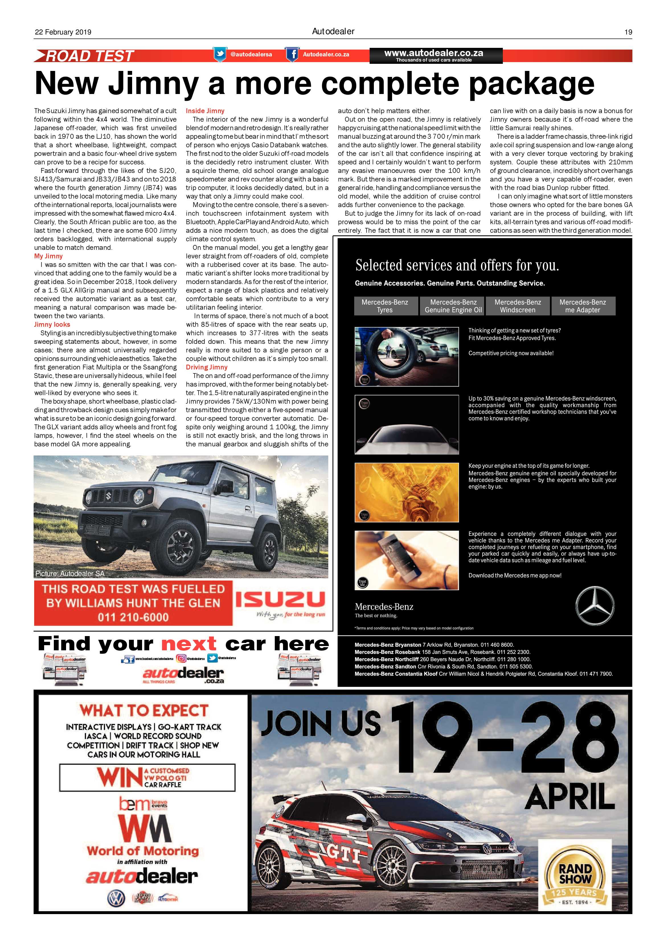 Randfontein Herald 22 February 2019 page 19