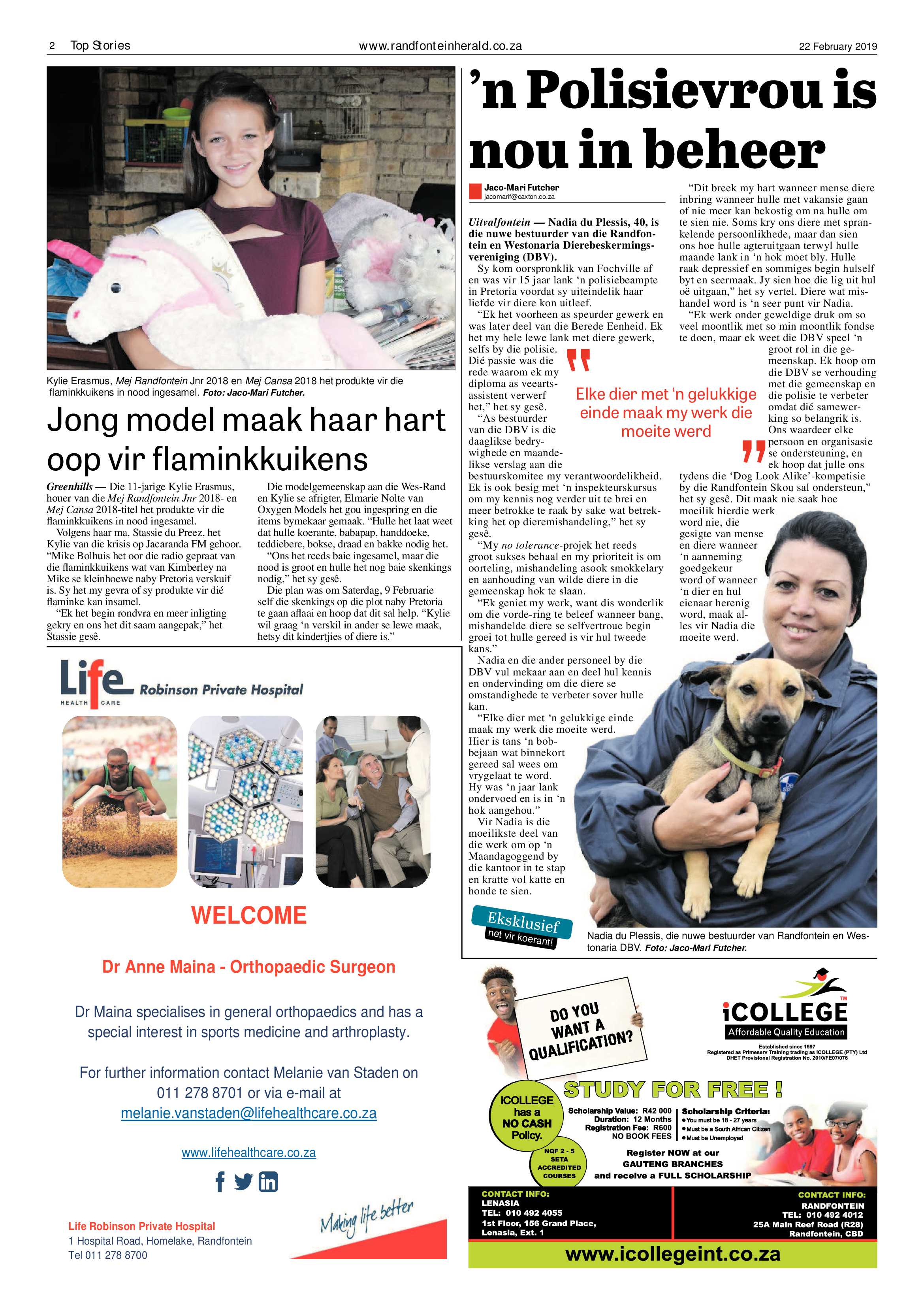 Randfontein Herald 22 February 2019 page 2