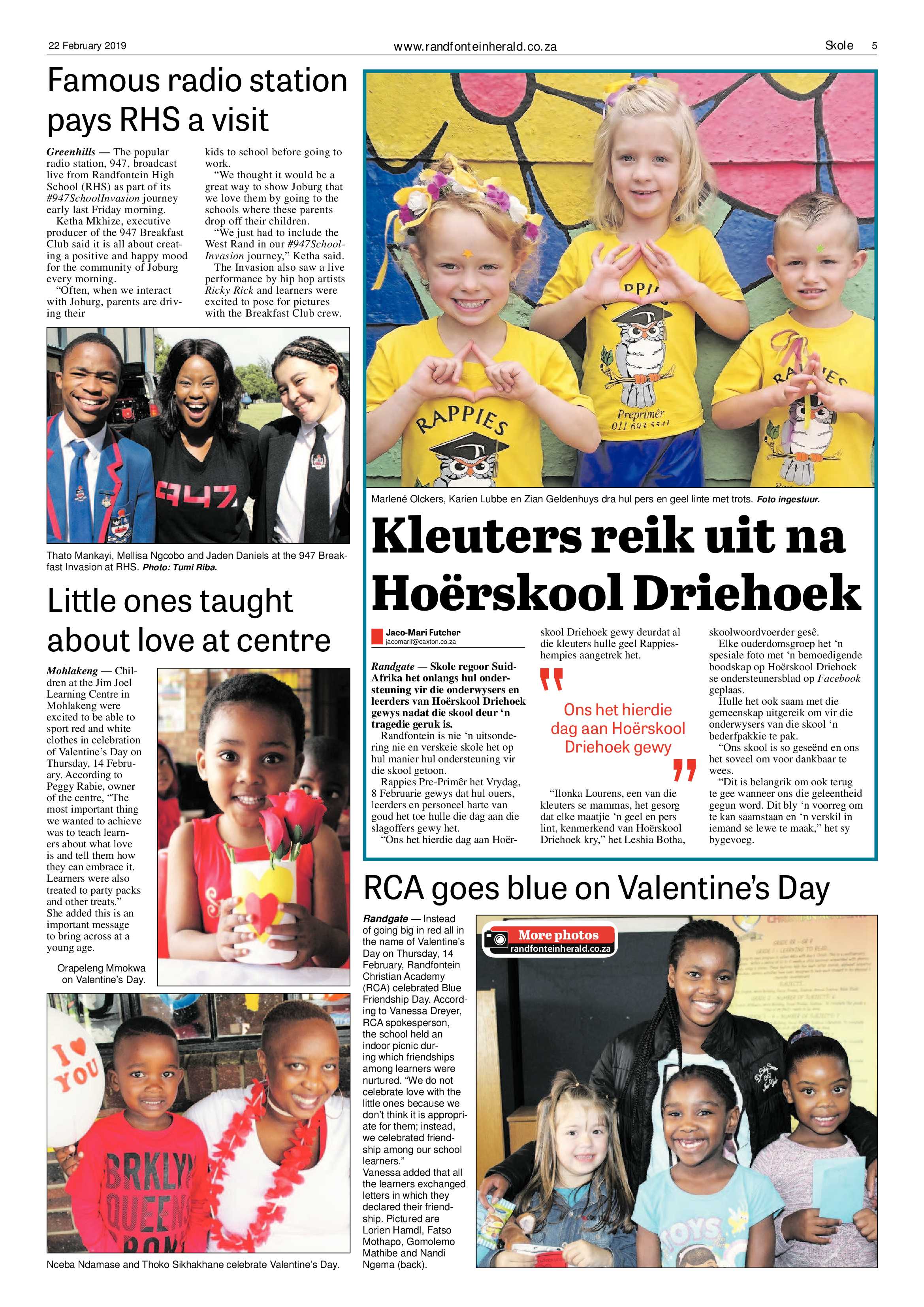 Randfontein Herald 22 February 2019 page 5