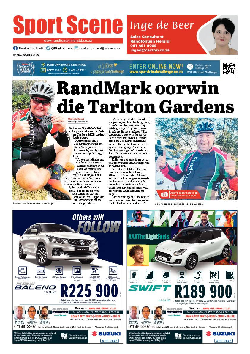 Randfontein Herald 22 July 2022 page 8