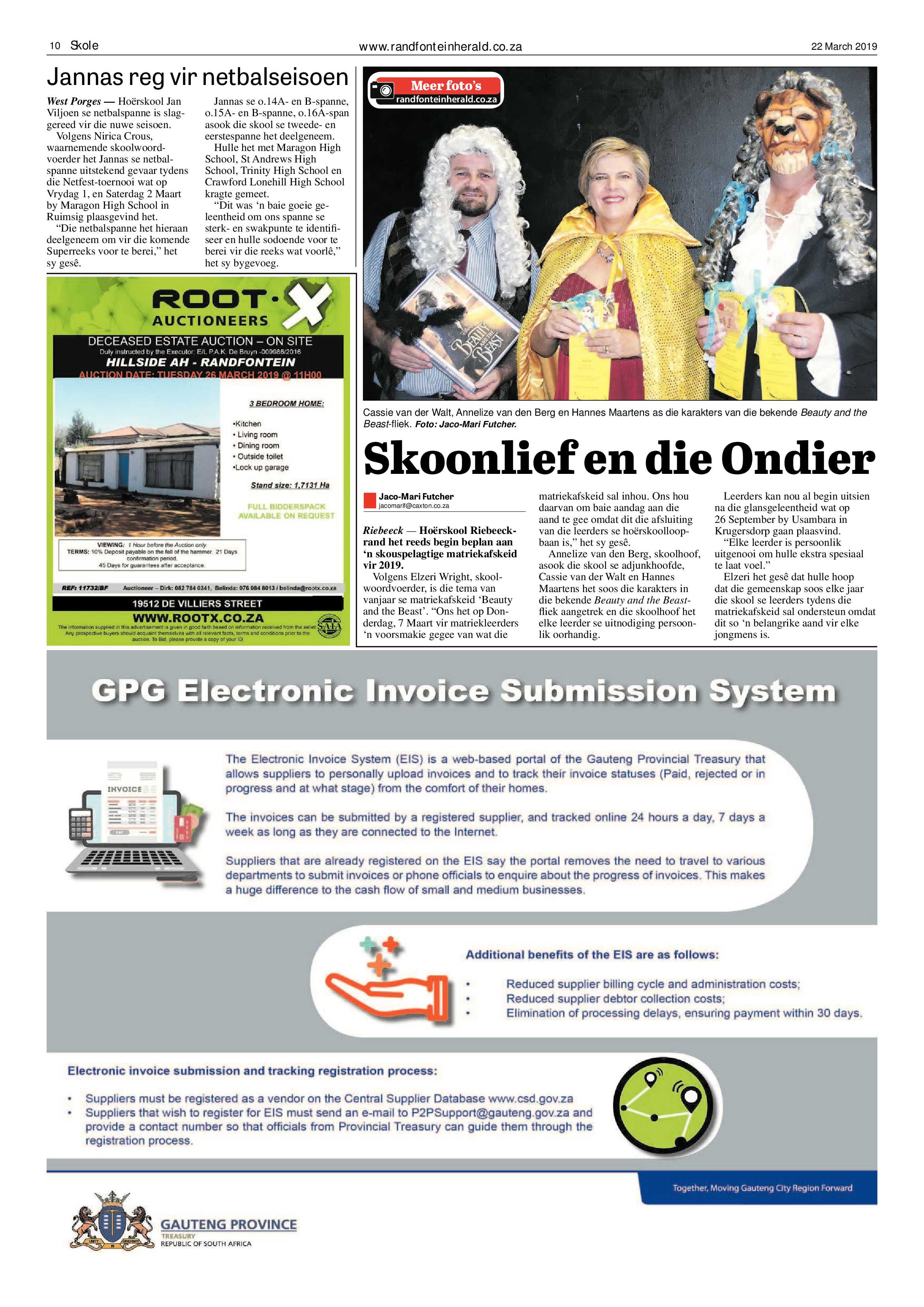 Randfontein Herald 22 March 2019 page 10