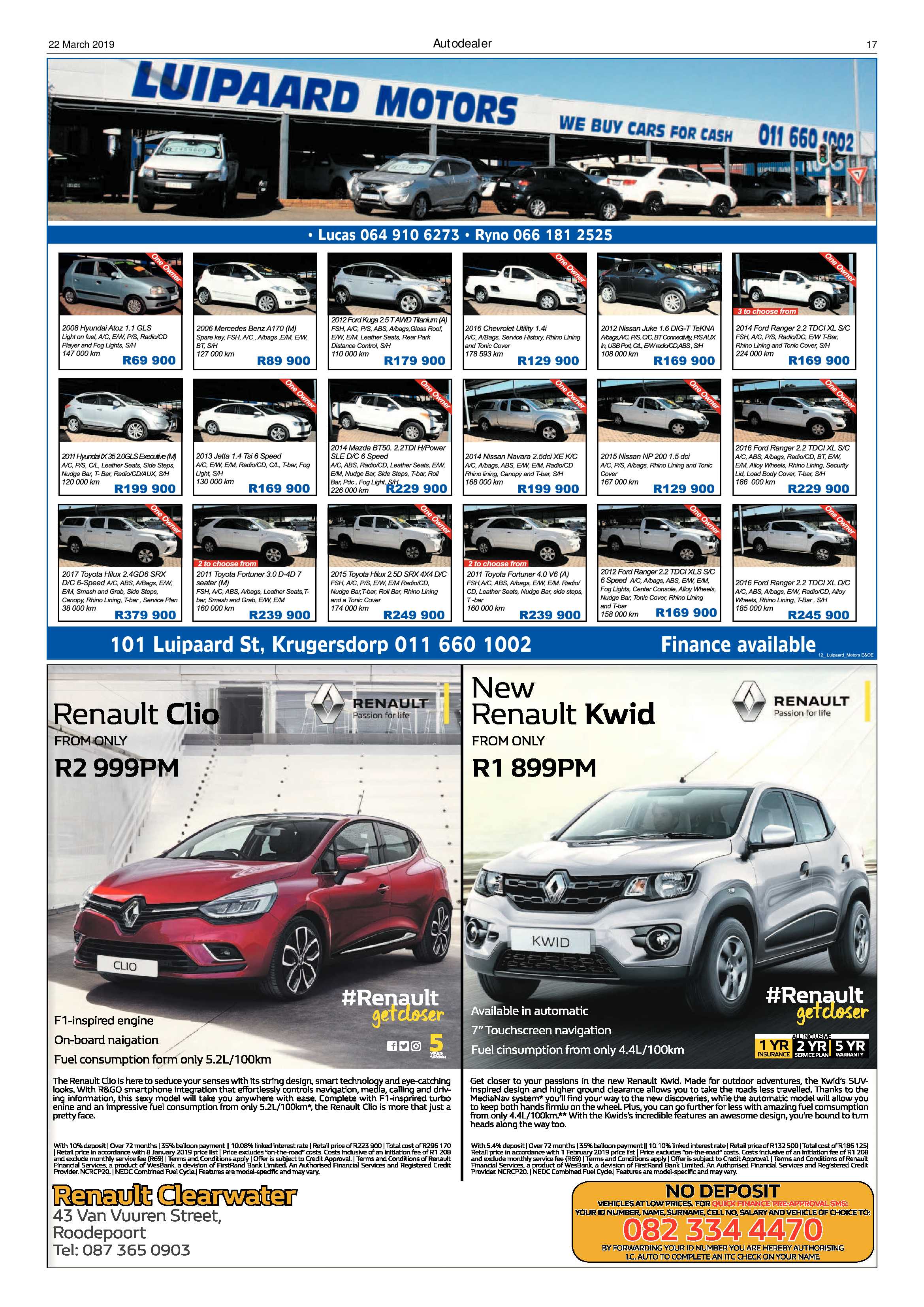 Randfontein Herald 22 March 2019 page 17