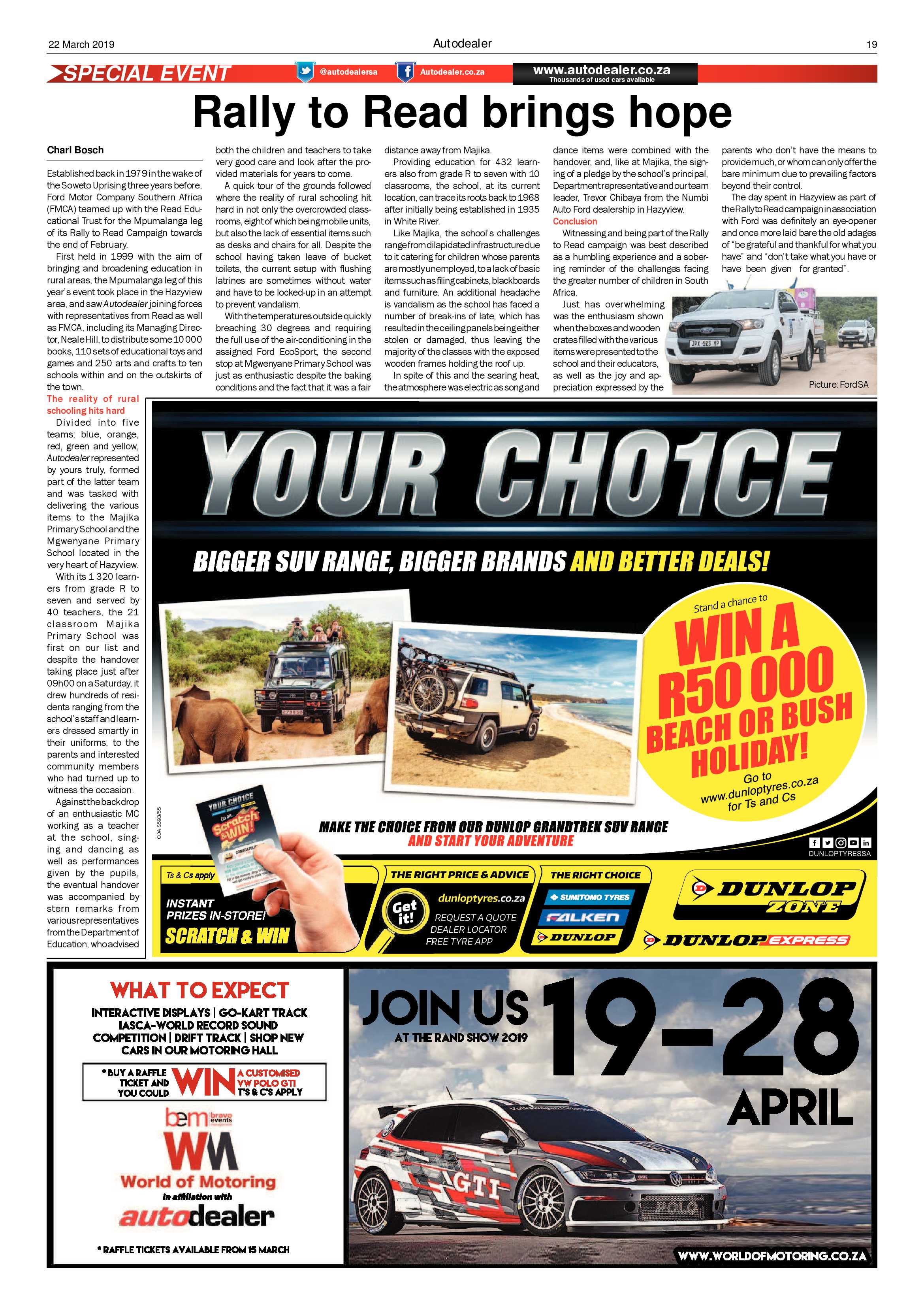 Randfontein Herald 22 March 2019 page 19