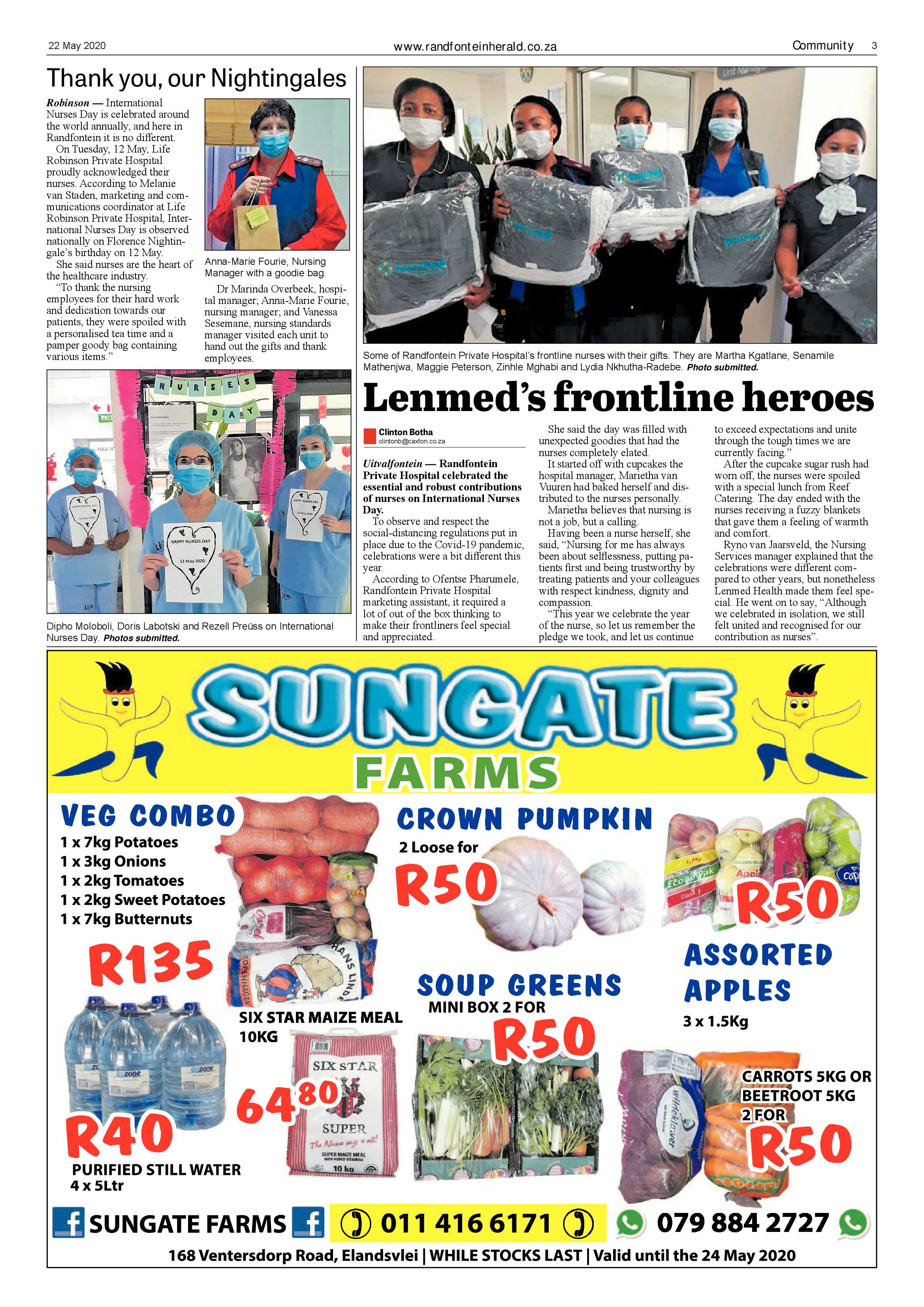 Randfontein Herald 22 May 2020 page 3