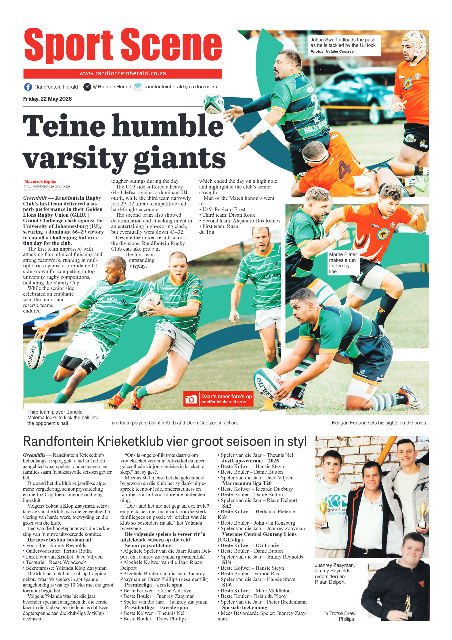 Randfontein Herald 22 May 2026 page 8