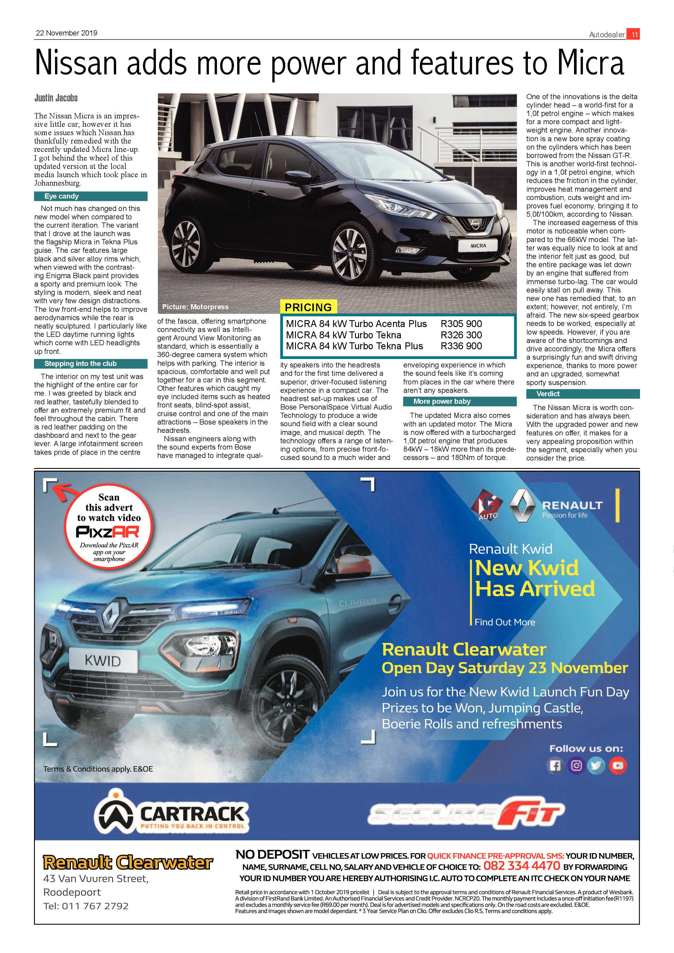 Randfontein Herald 22 November 2019 page 11