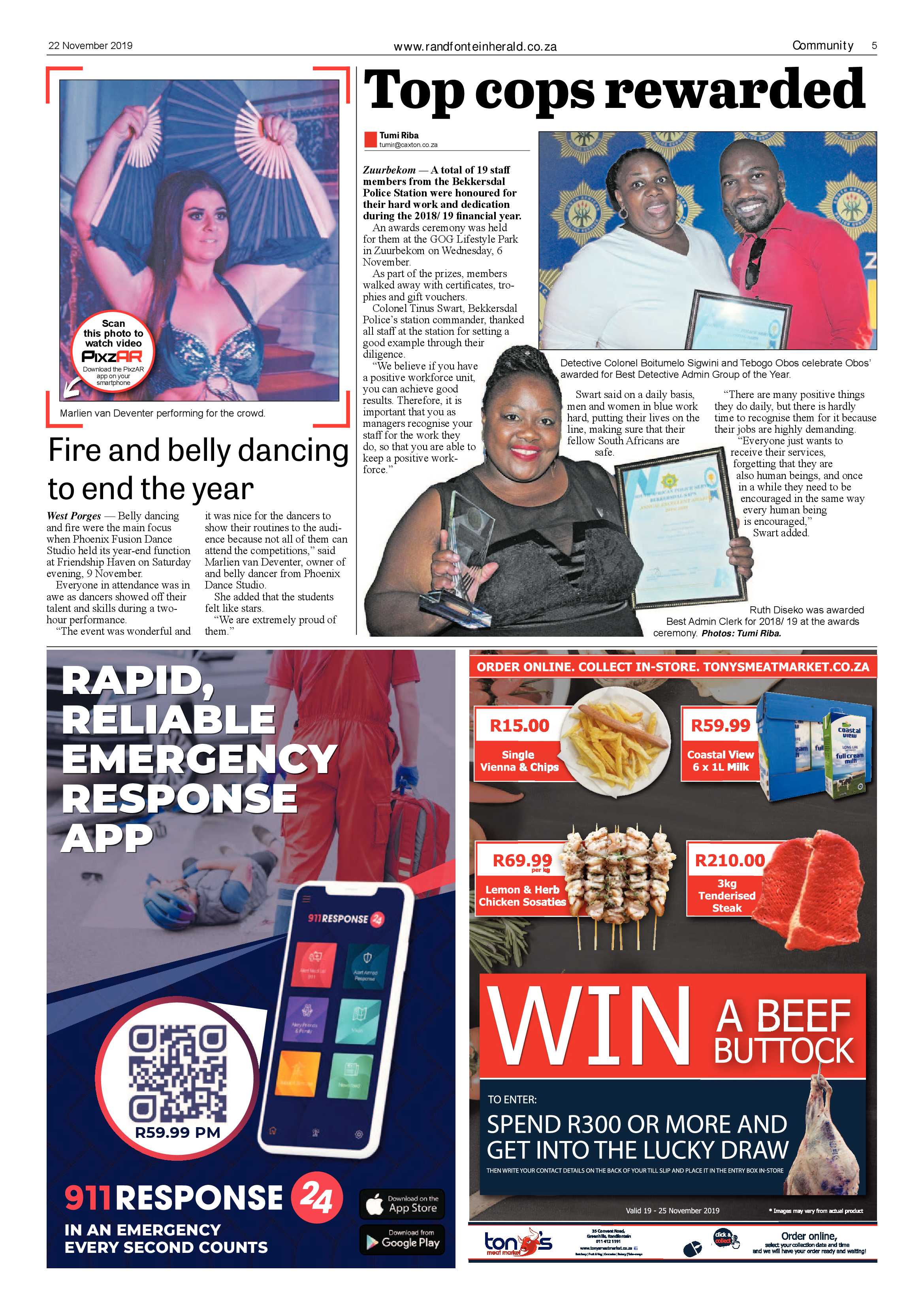 Randfontein Herald 22 November 2019 page 5