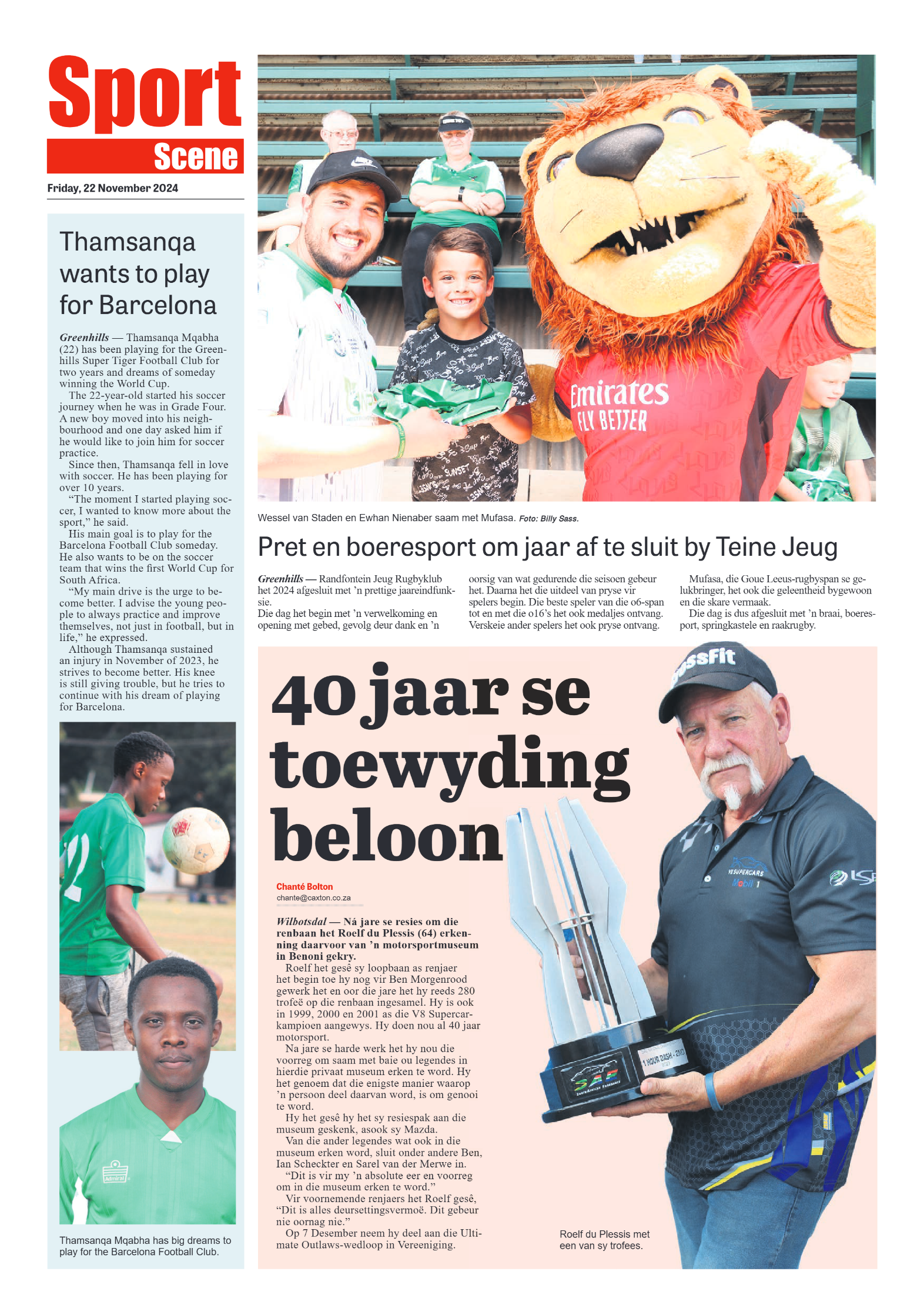 Randfontein Herald 22 November 2024 page 8