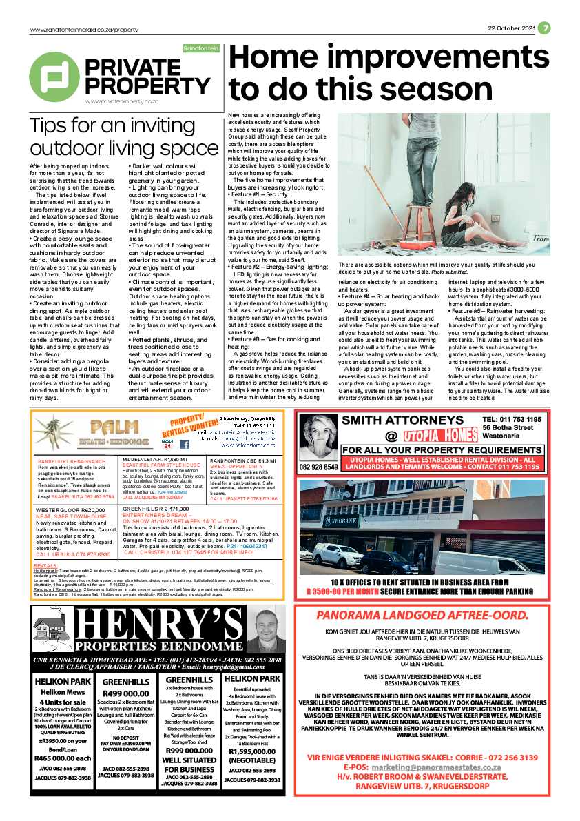 Randfontein Herald 22 October 2021 page 7