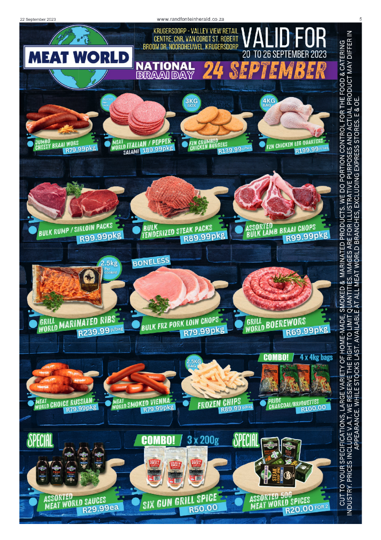 Randfontein Herald 22 September 2023 page 5