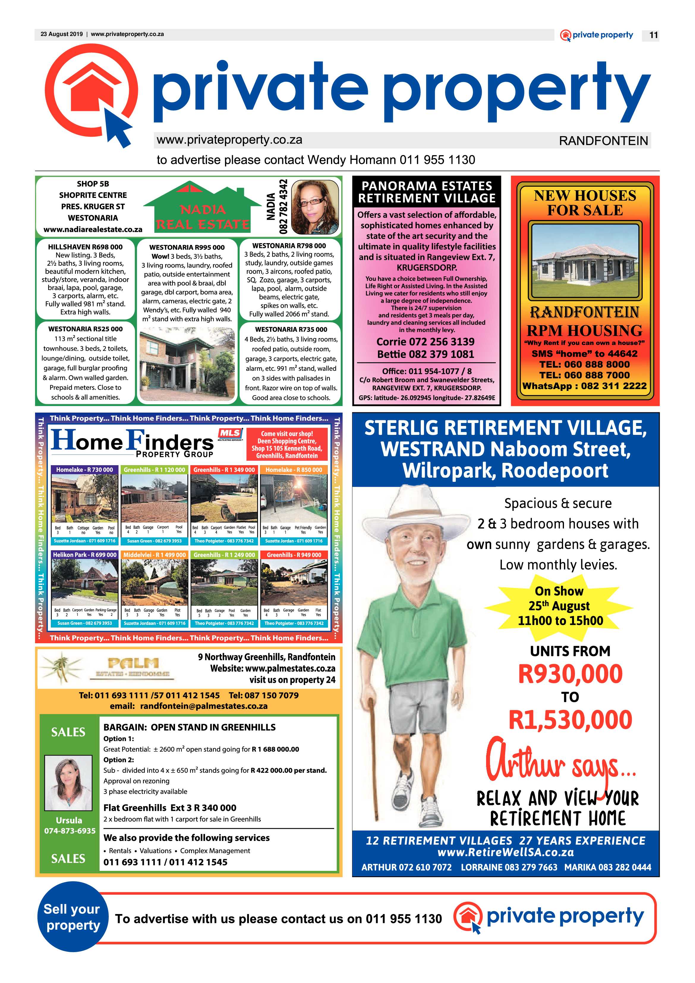Randfontein Herald 23 August 2019 page 11