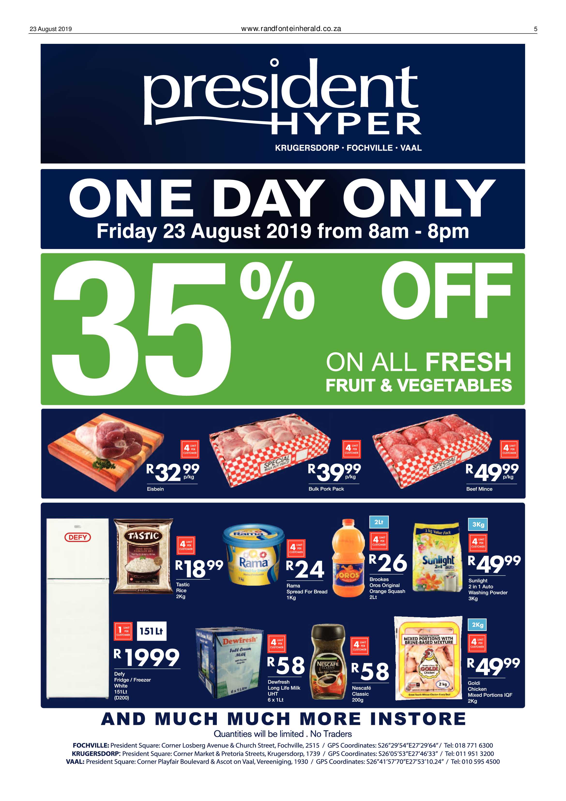 Randfontein Herald 23 August 2019 page 5