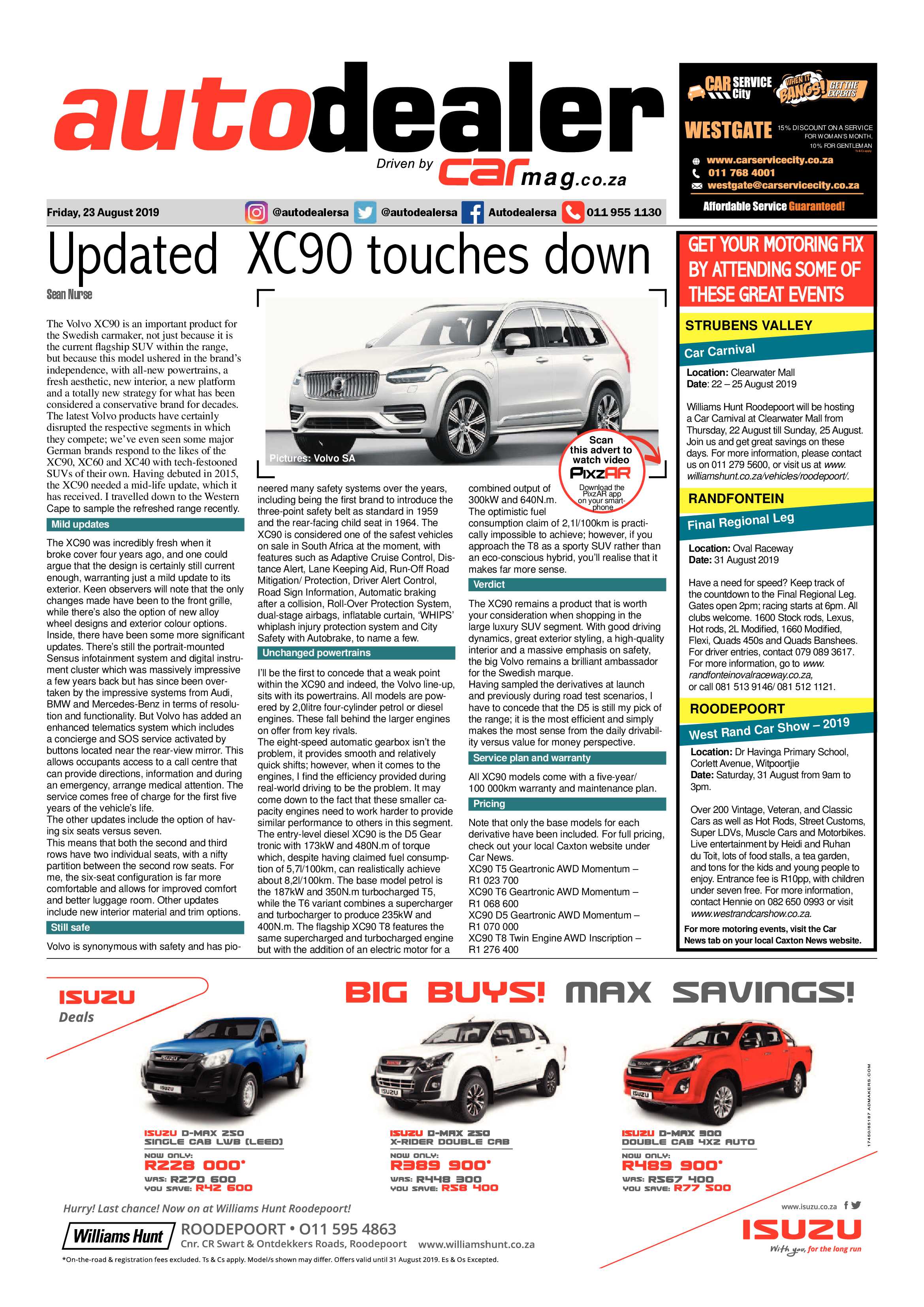 Randfontein Herald 23 August 2019 page 8