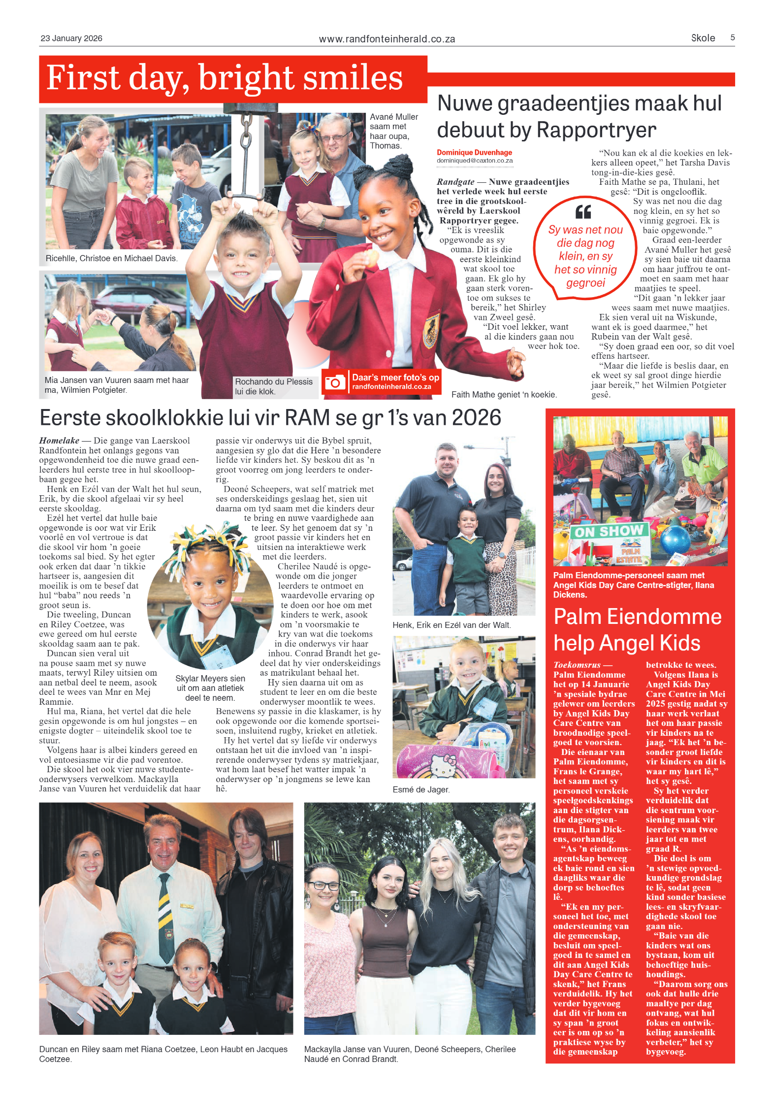 Randfontein Herald 23 January 2026 page 5