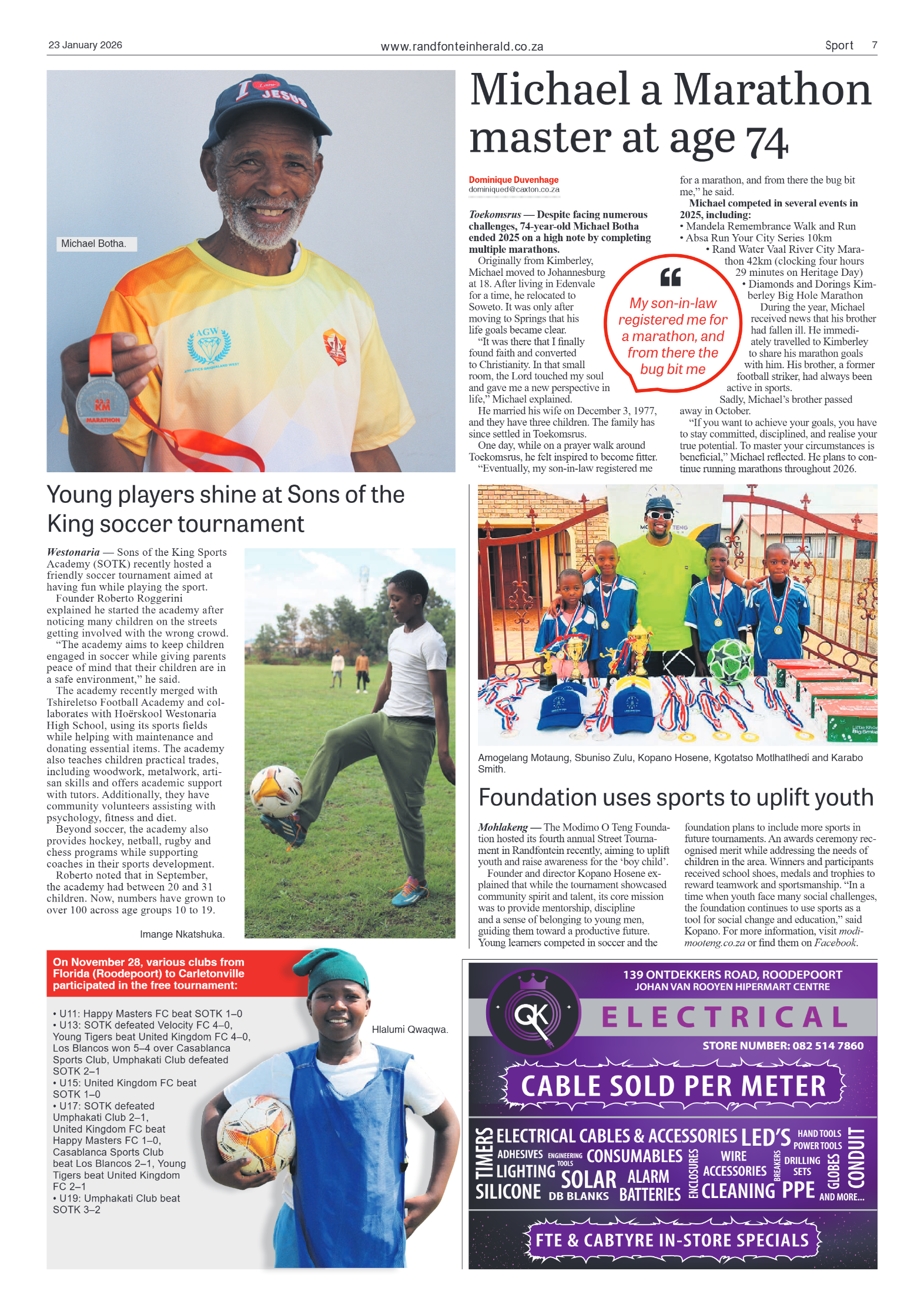 Randfontein Herald 23 January 2026 page 7