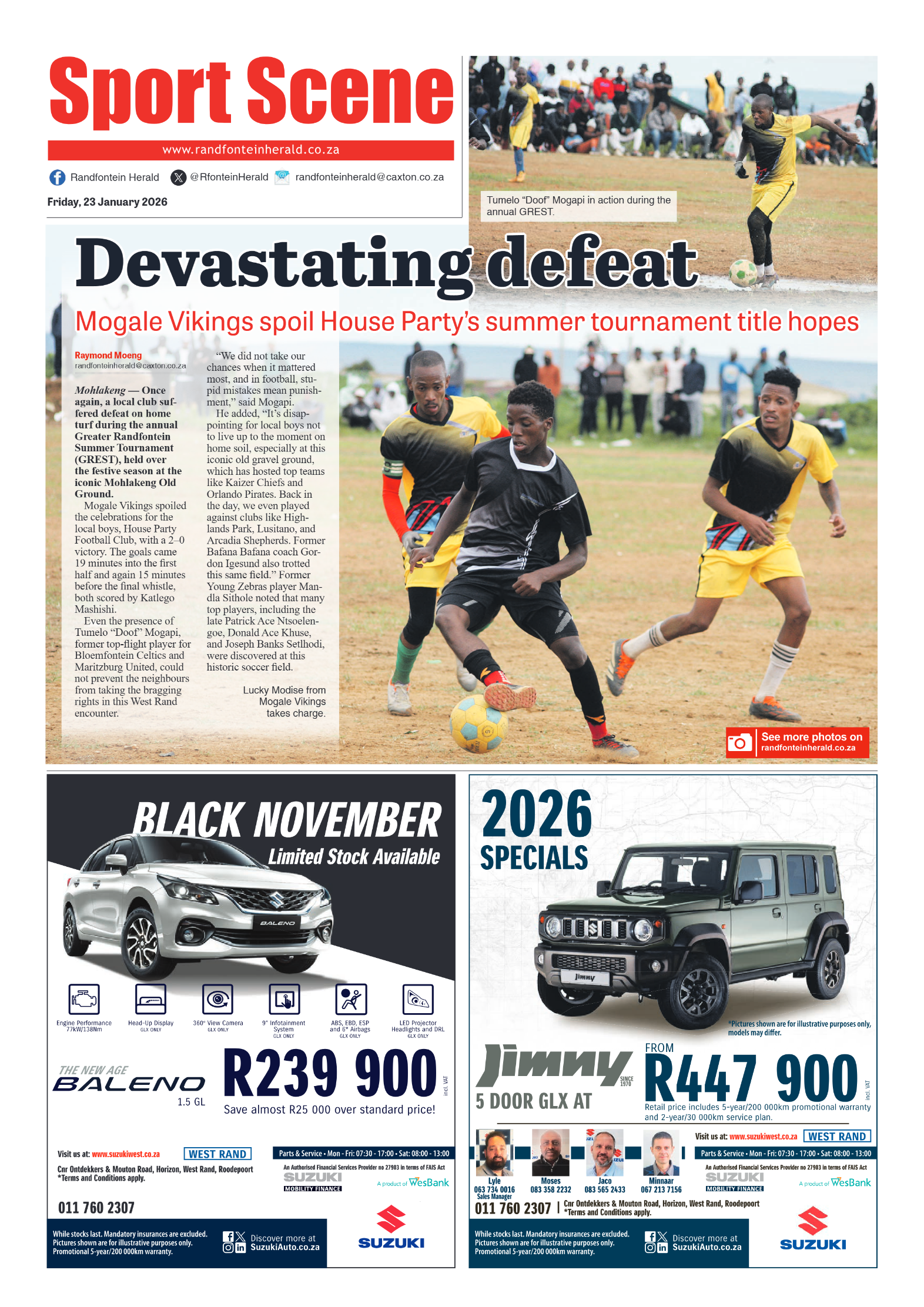 Randfontein Herald 23 January 2026 page 8