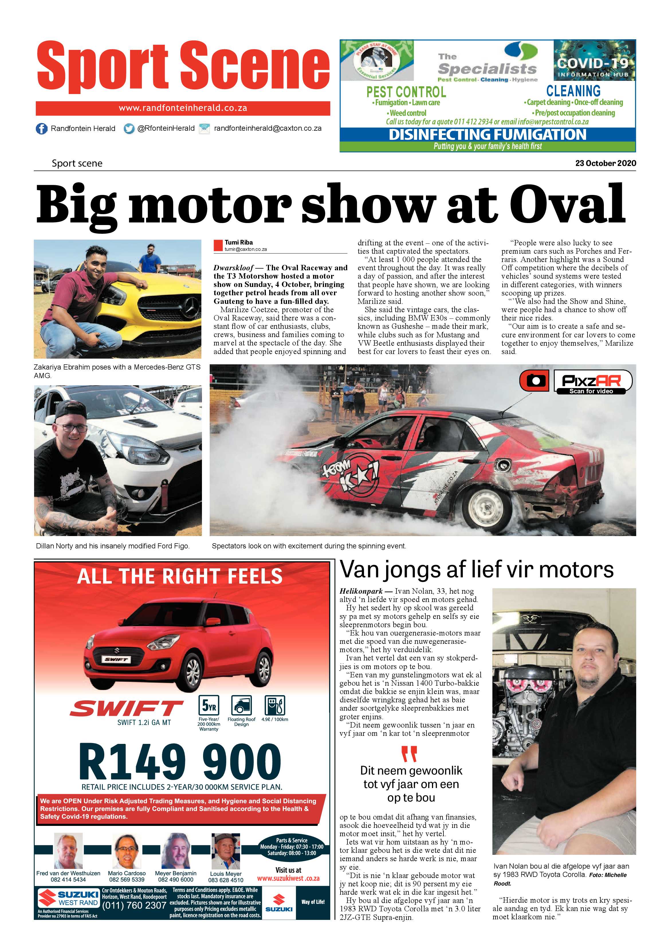 Randfontein Herald 23 October 2020 page 12