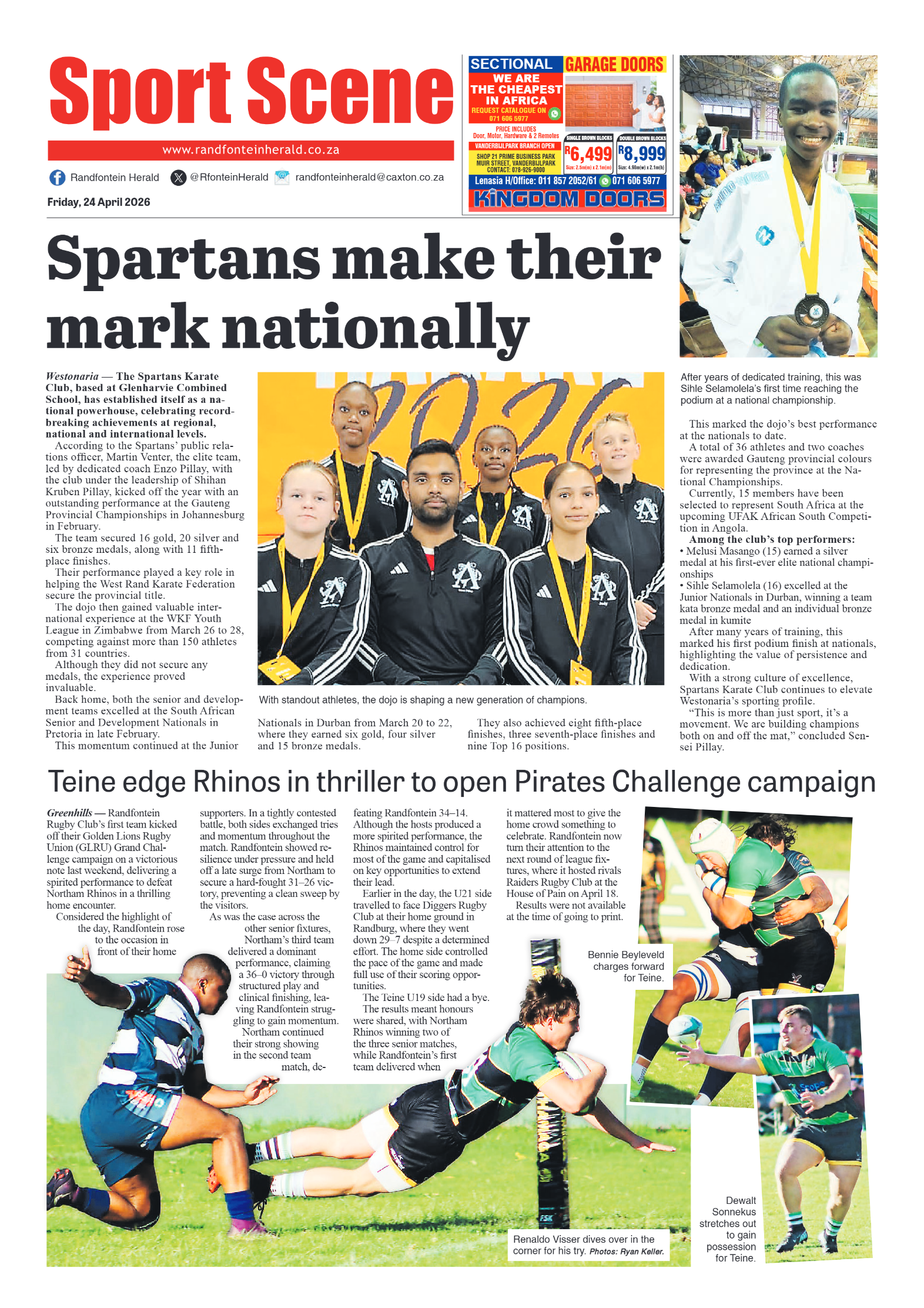 Randfontein Herald 24 April 2026 page 8