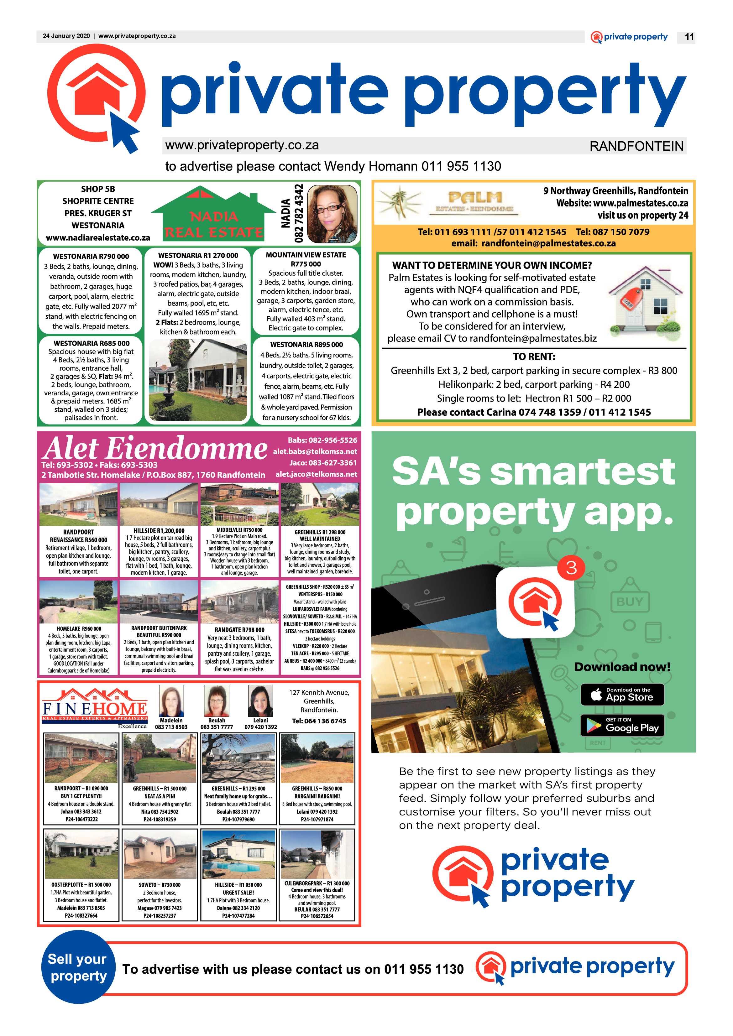 Randfontein Herald 24 January 2020 page 11