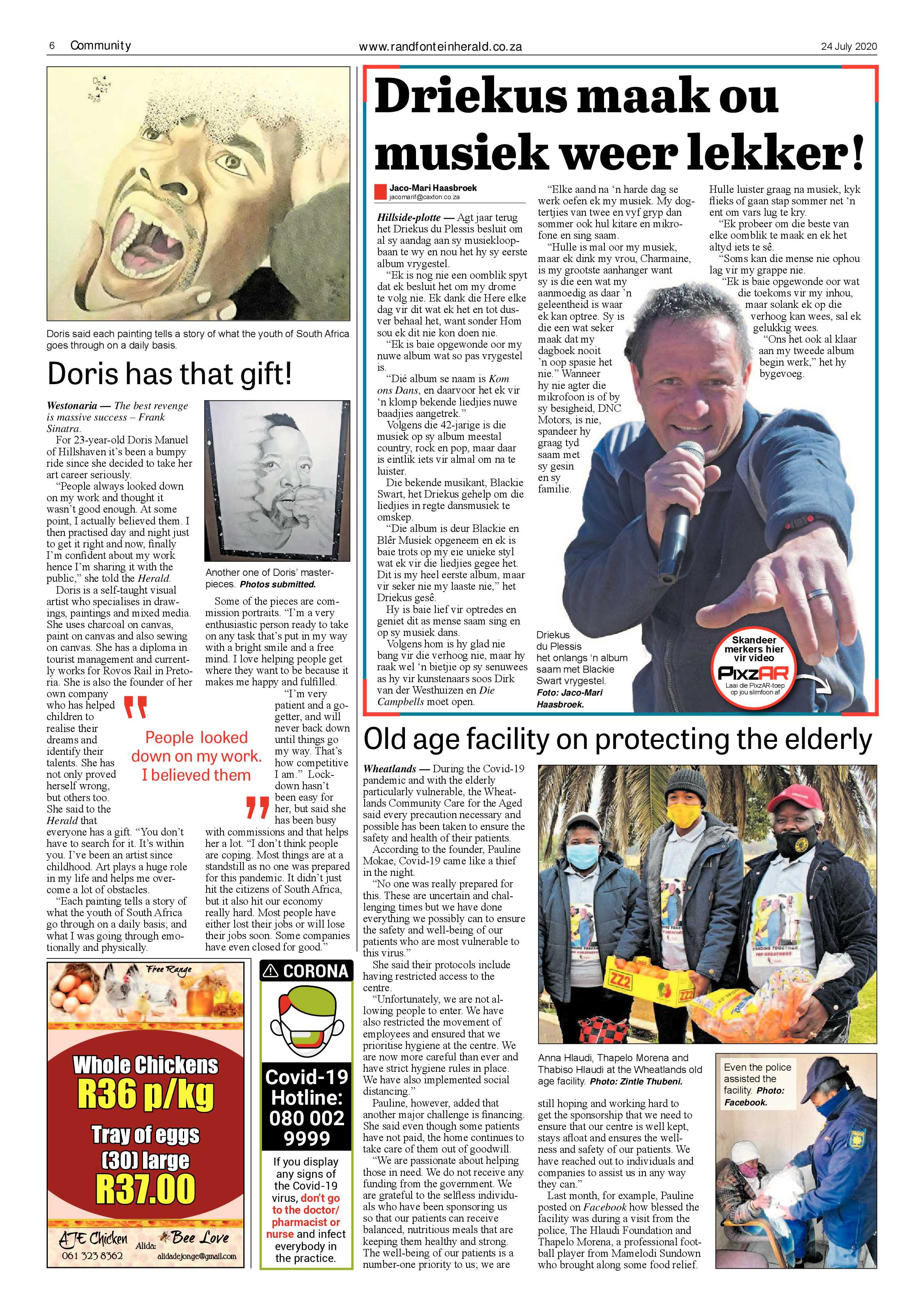 Randfontein Herald 24 July 2020 page 6
