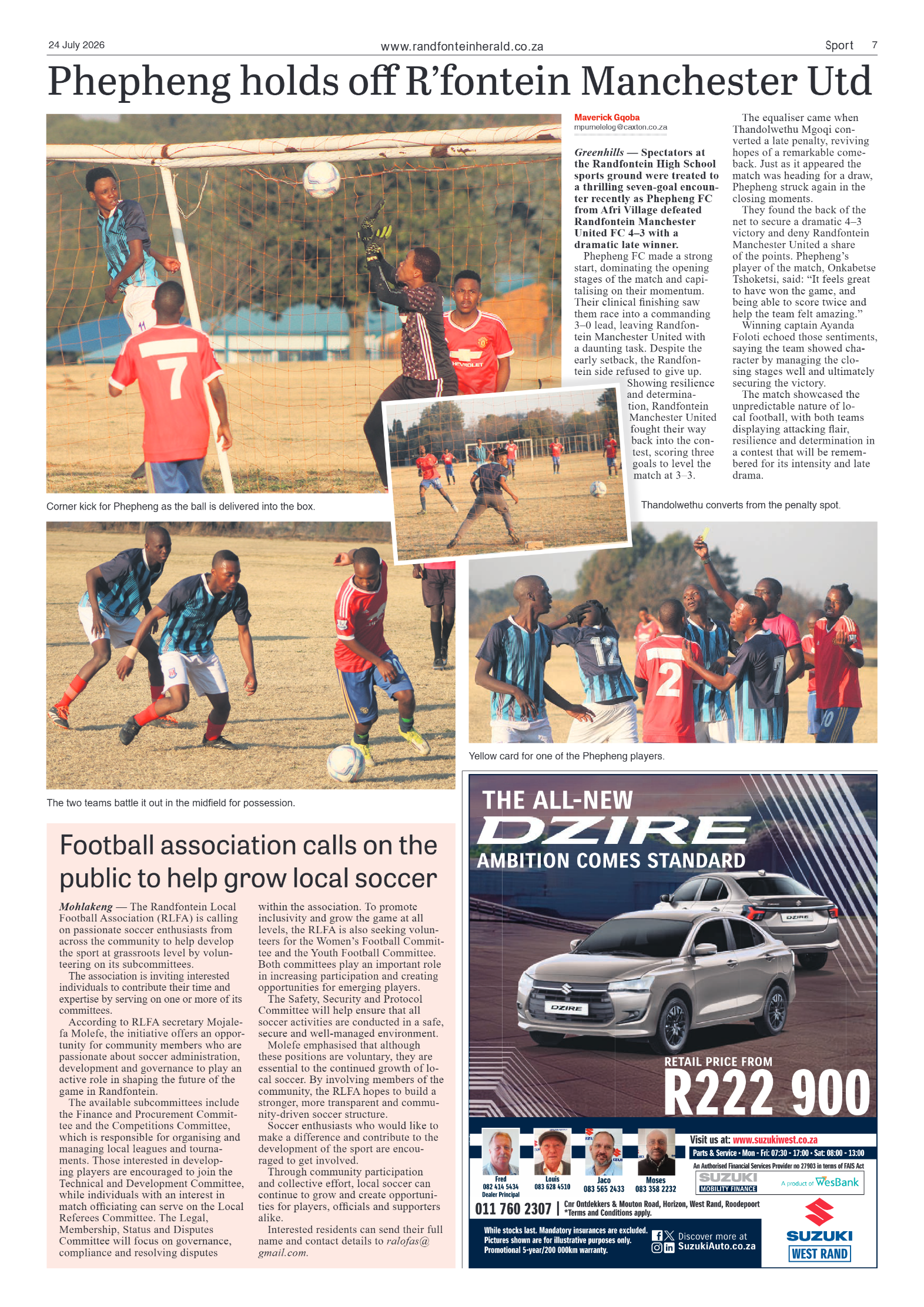 Randfontein Herald 24 July 2026 page 7