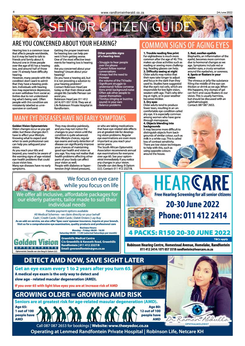 Randfontein Herald 24 June 2022 page 6