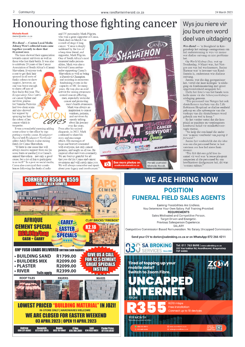 Randfontein Herald 24 March 2023 page 2